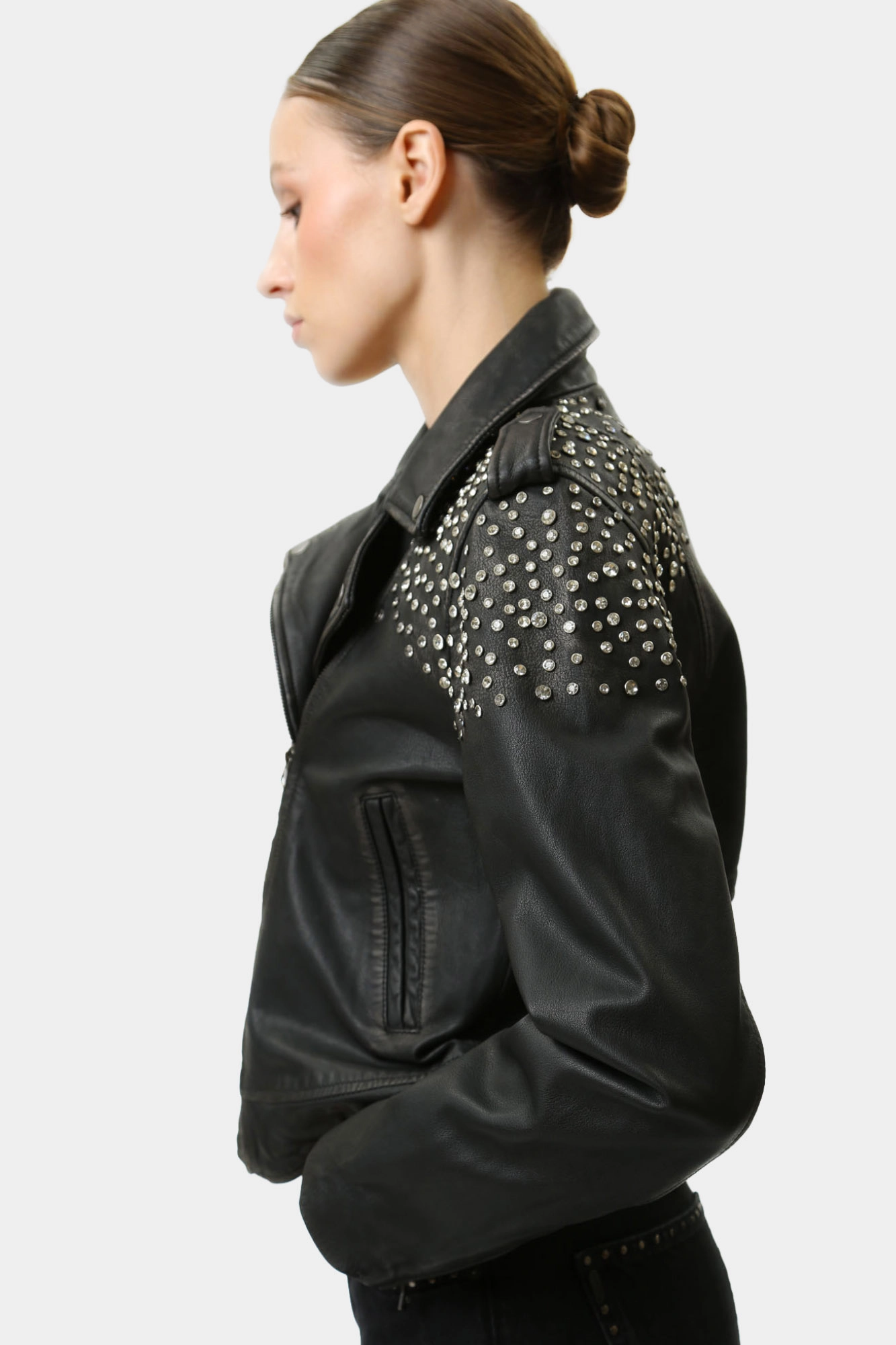 PL402523 куртка кожаная pepe jeans 