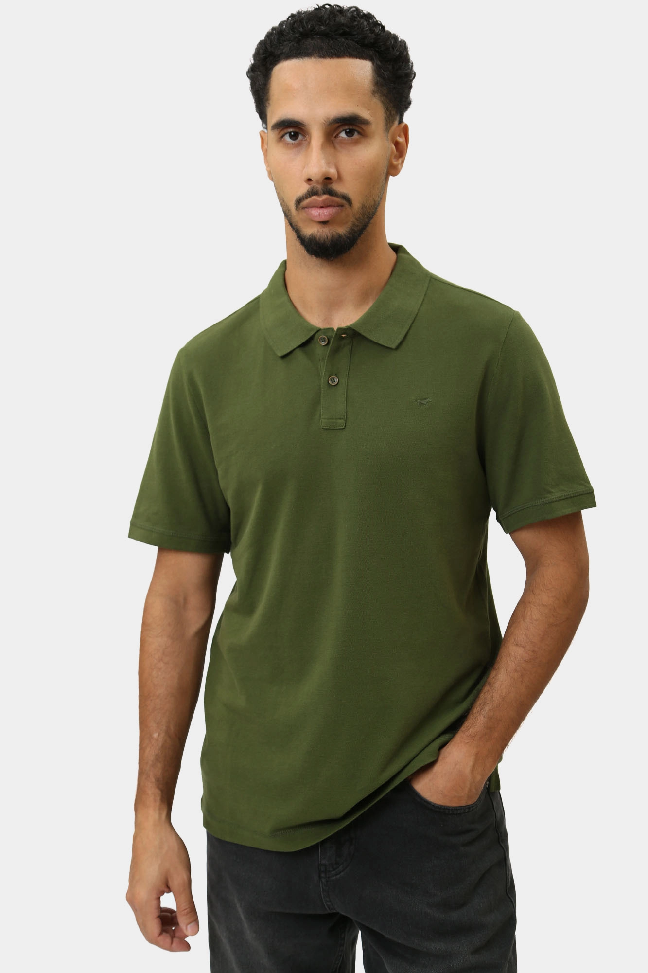 1015680 Поло Mustang Зеленый