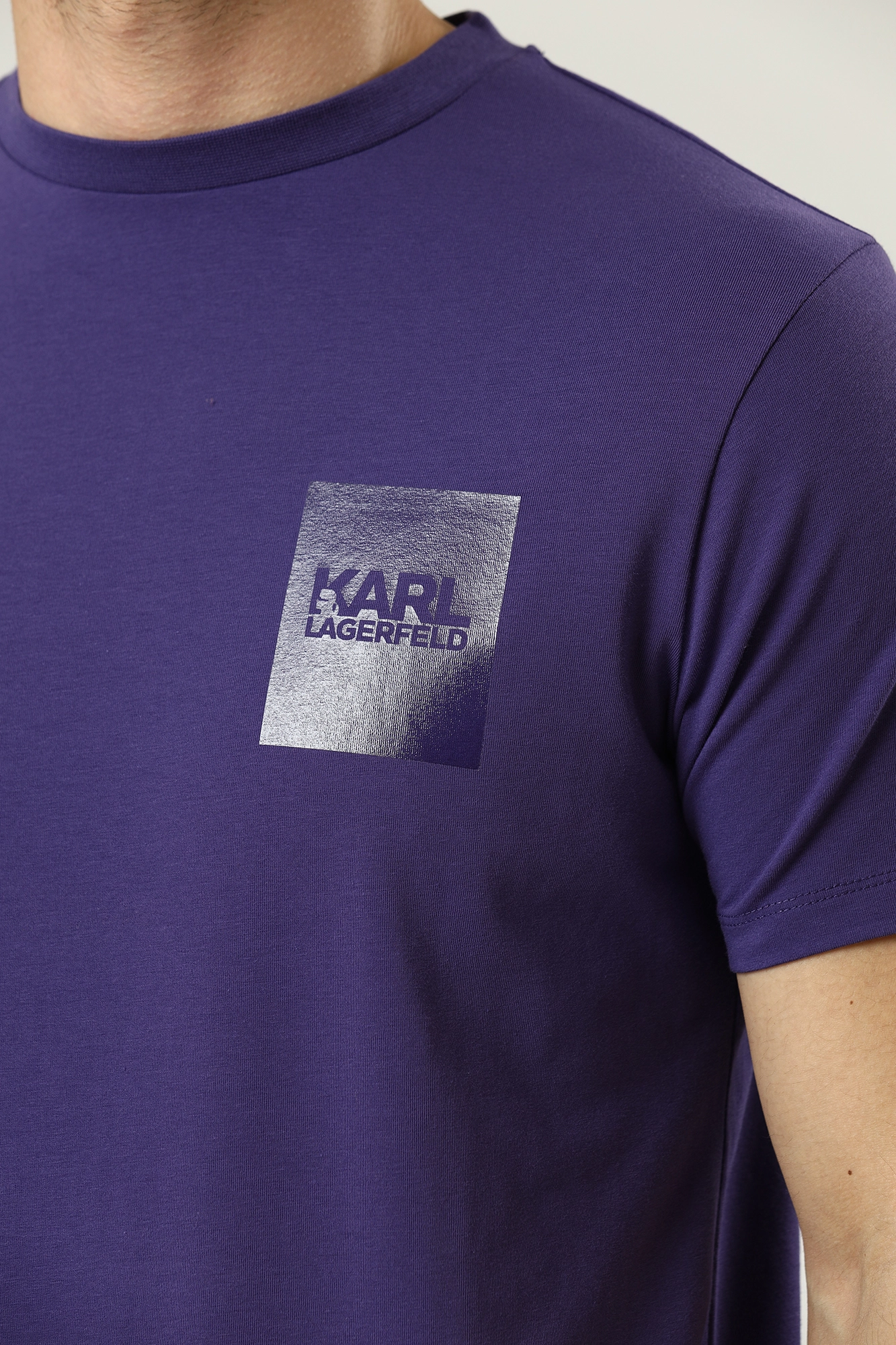 521221_755088 Футболка Karl Lagerfeld Фиолетовый