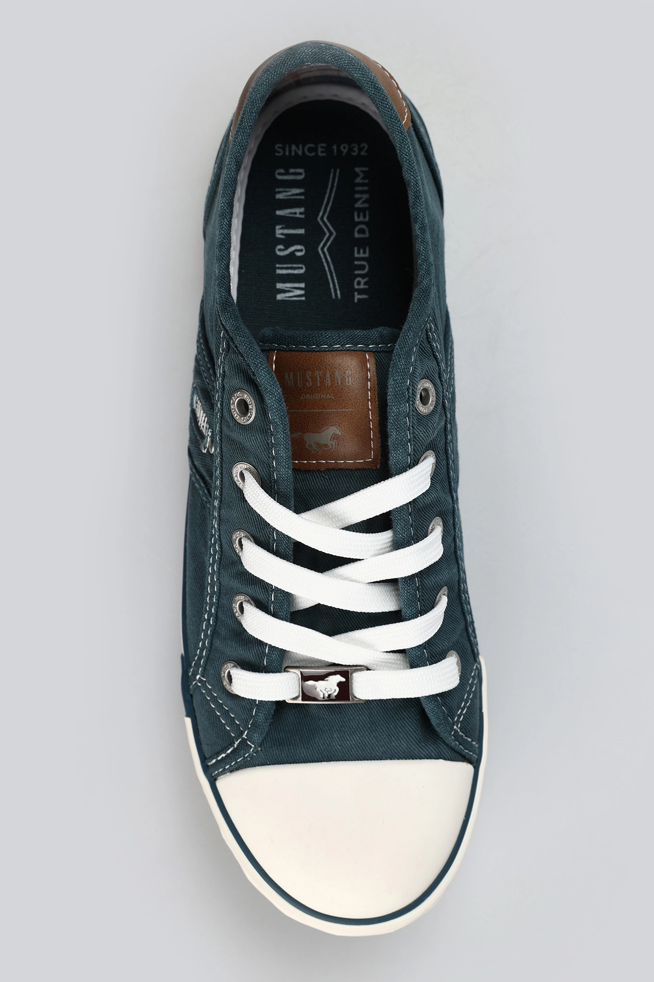 1099-310 Кеды Mustang Зеленый