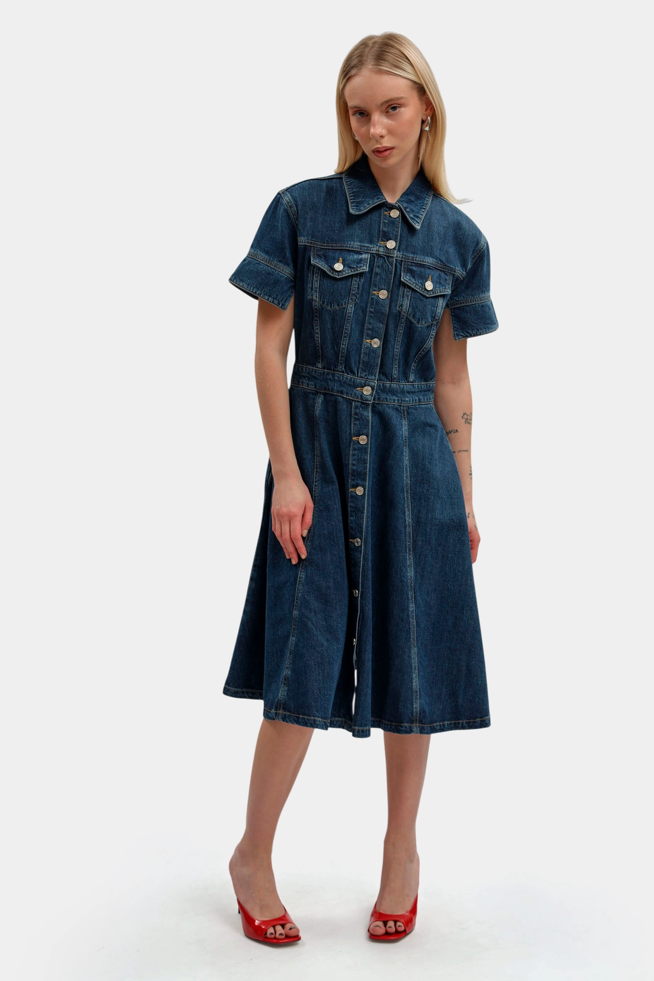 B1W13037 платье джинсовое karl lagerfeld 