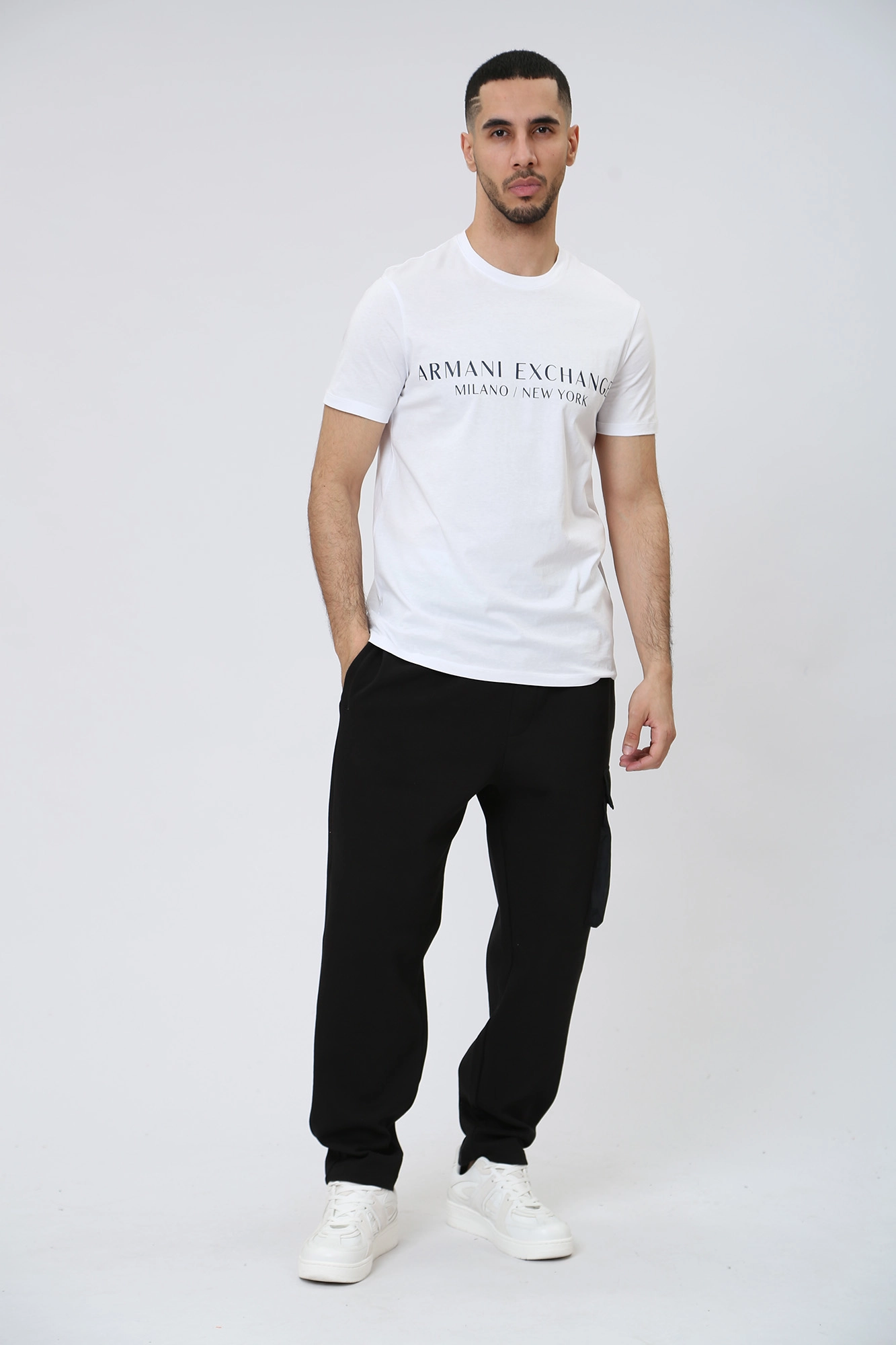 3RZPFE_ZJXGZ Брюки спортивные Armani Exchange Черный