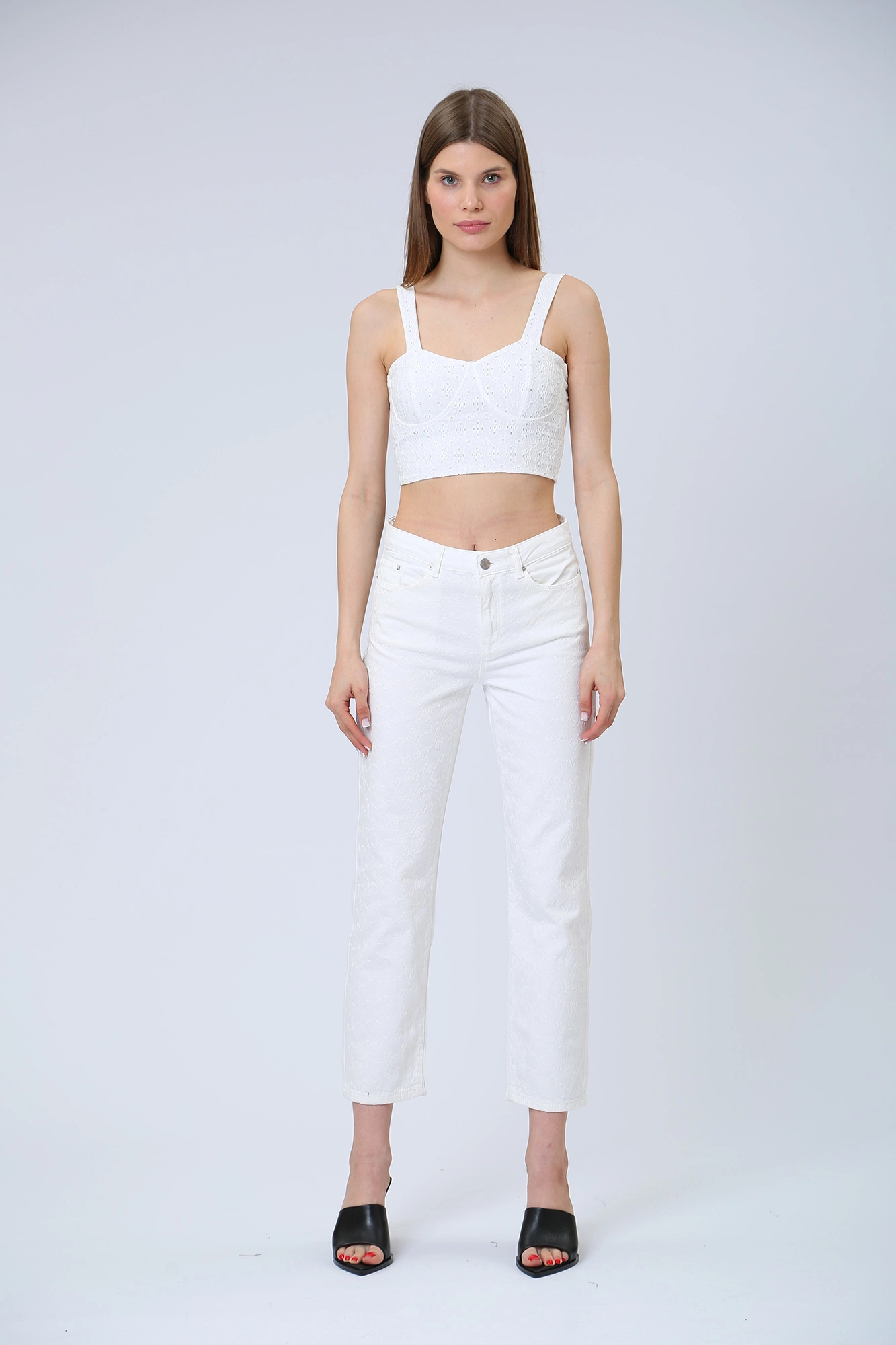 231W1111 брюки джинсовые karl lagerfeld 