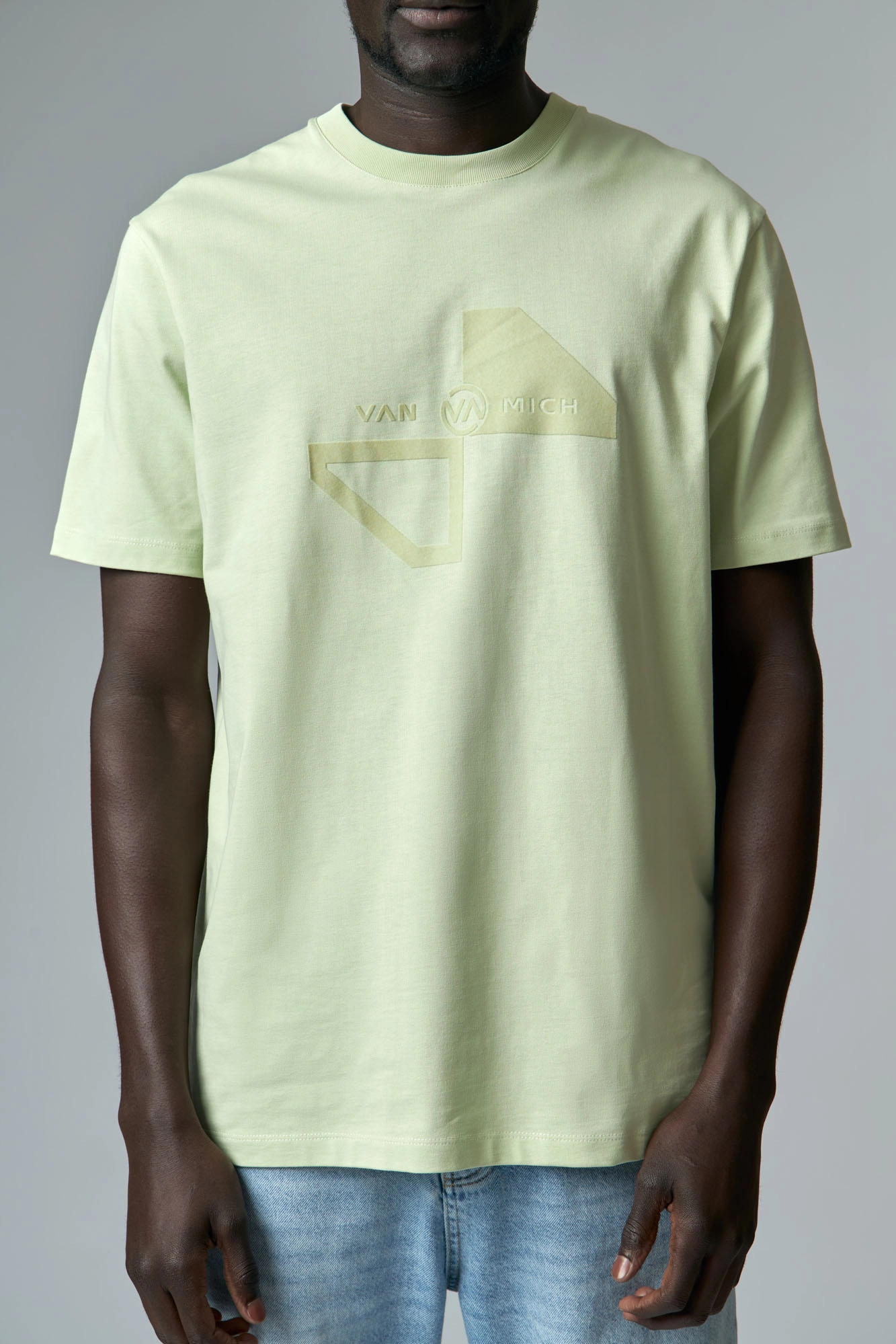 VM-ERK-22-424 Футболка Van Mich Зеленый