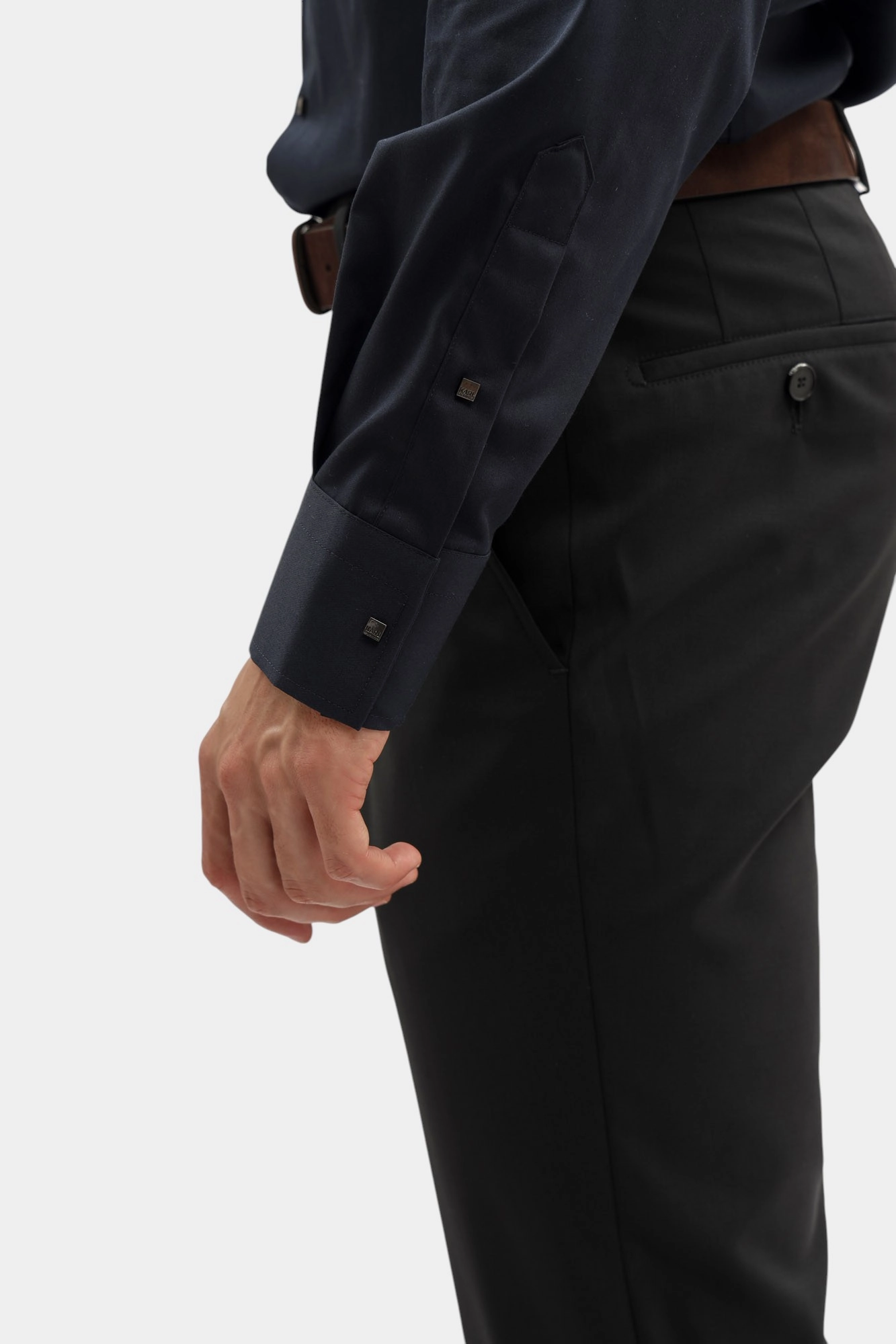 500699_605000 Рубашка с длинным рукавом Karl Lagerfeld Синий