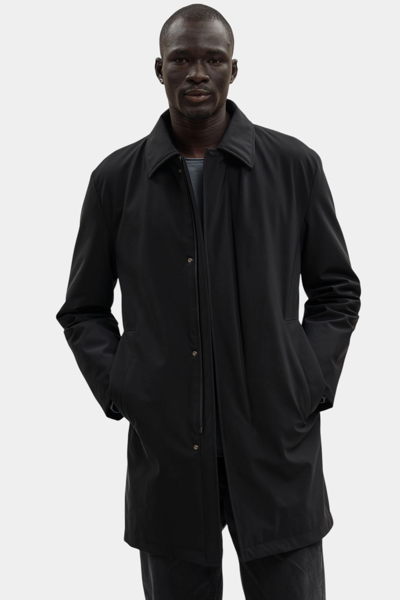 30047734_10020006 Пальто Strellson Синий