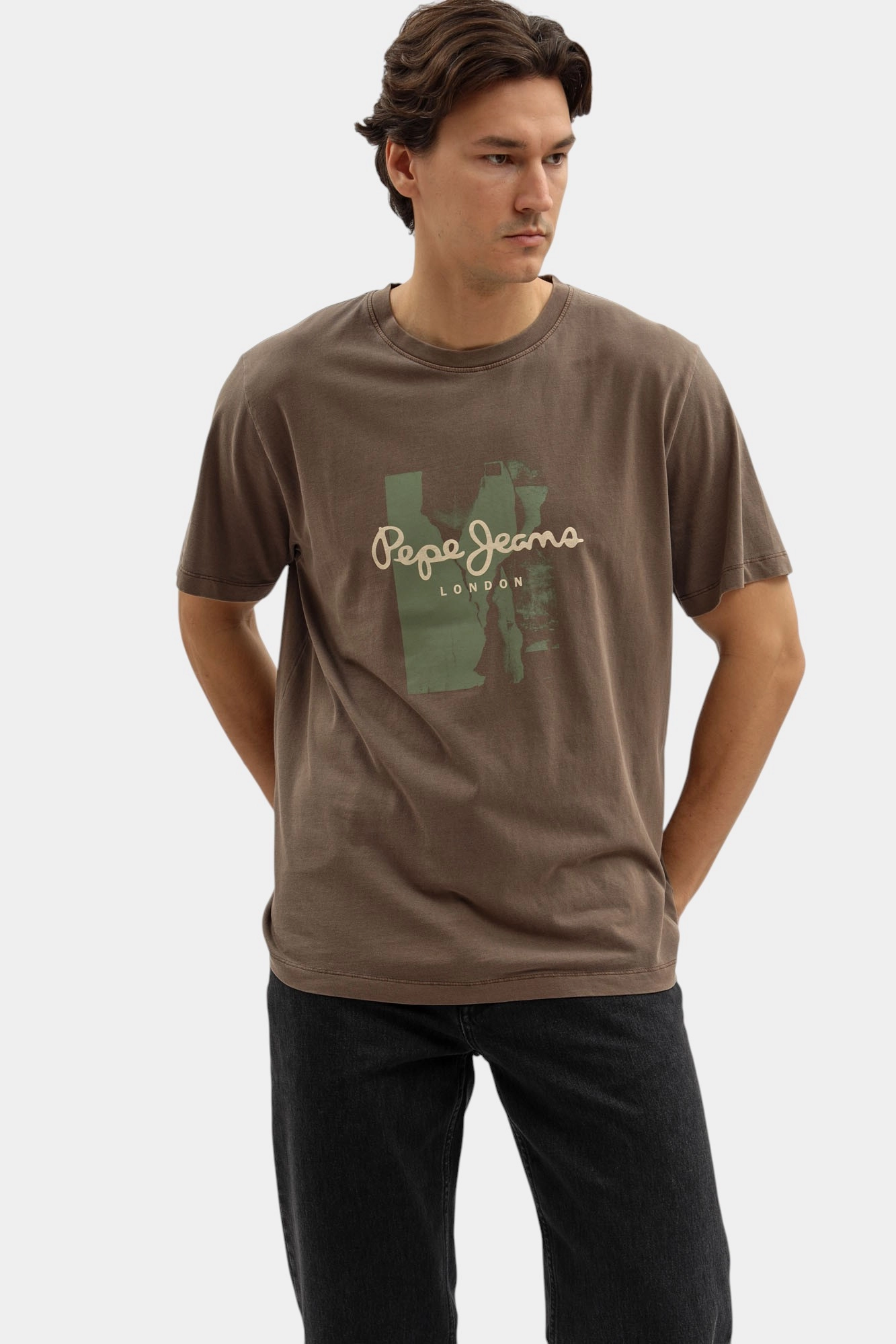 PM5010099 Футболка Pepe Jeans Коричневый
