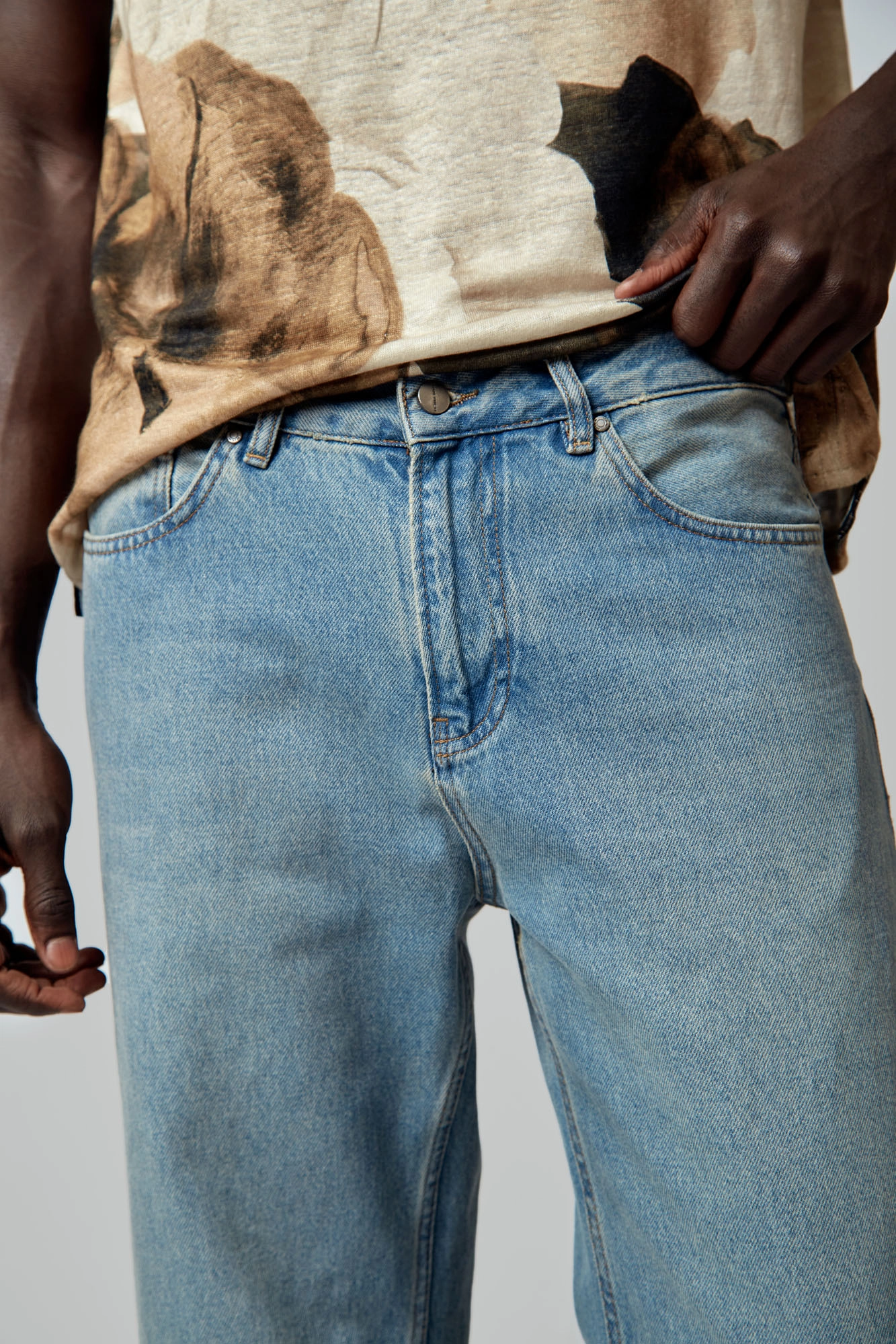 VM-OMA-33-353 Брюки джинсовые Van Mich Голубой