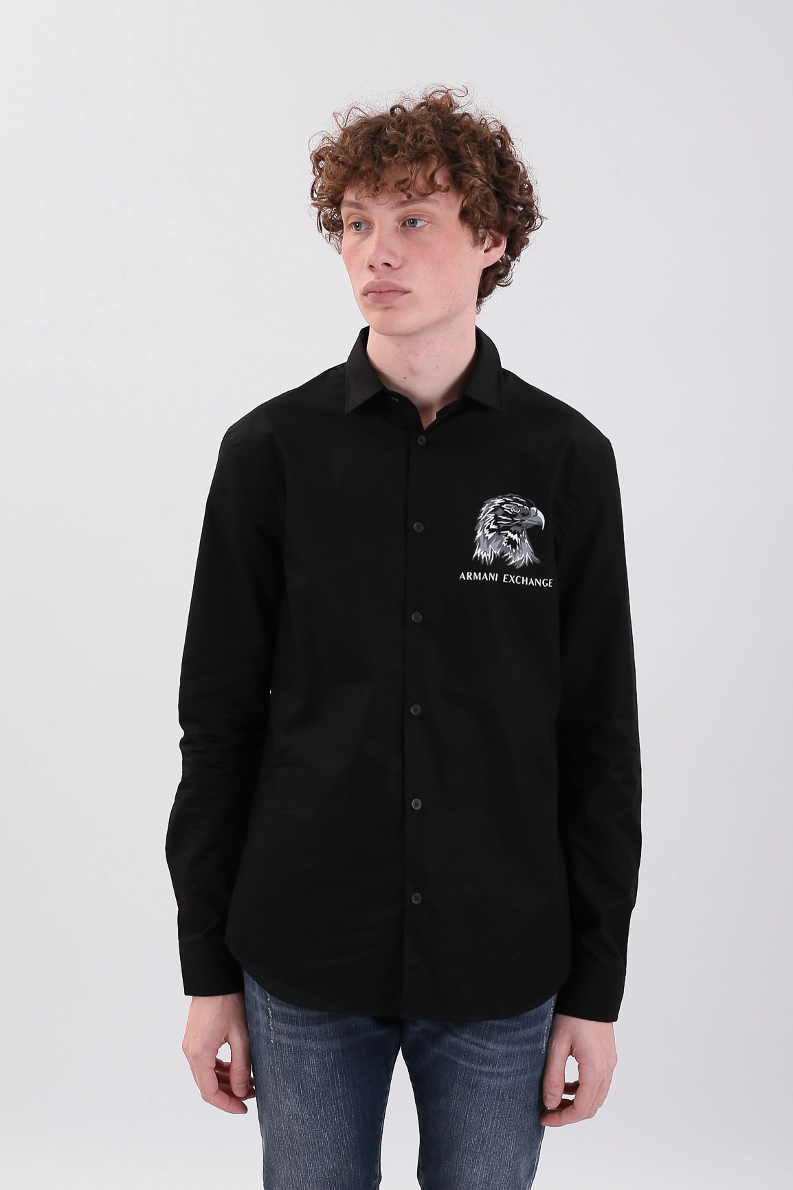 3LZC12_ZNVMZ Рубашка Armani Exchange Черный