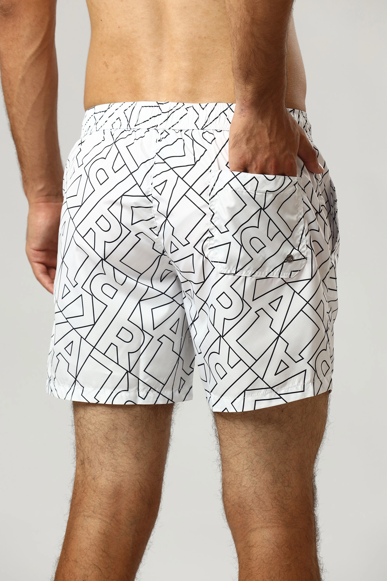 KL22MBM03 Шорты плавательные Karl Lagerfeld Белый