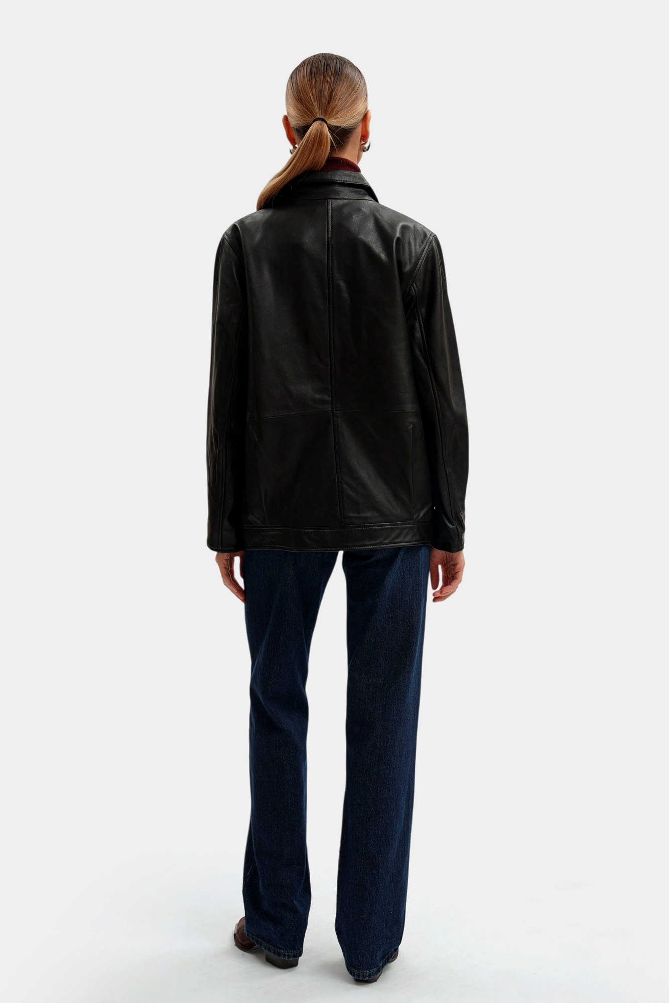 PL4024403 куртка кожаная pepe jeans 