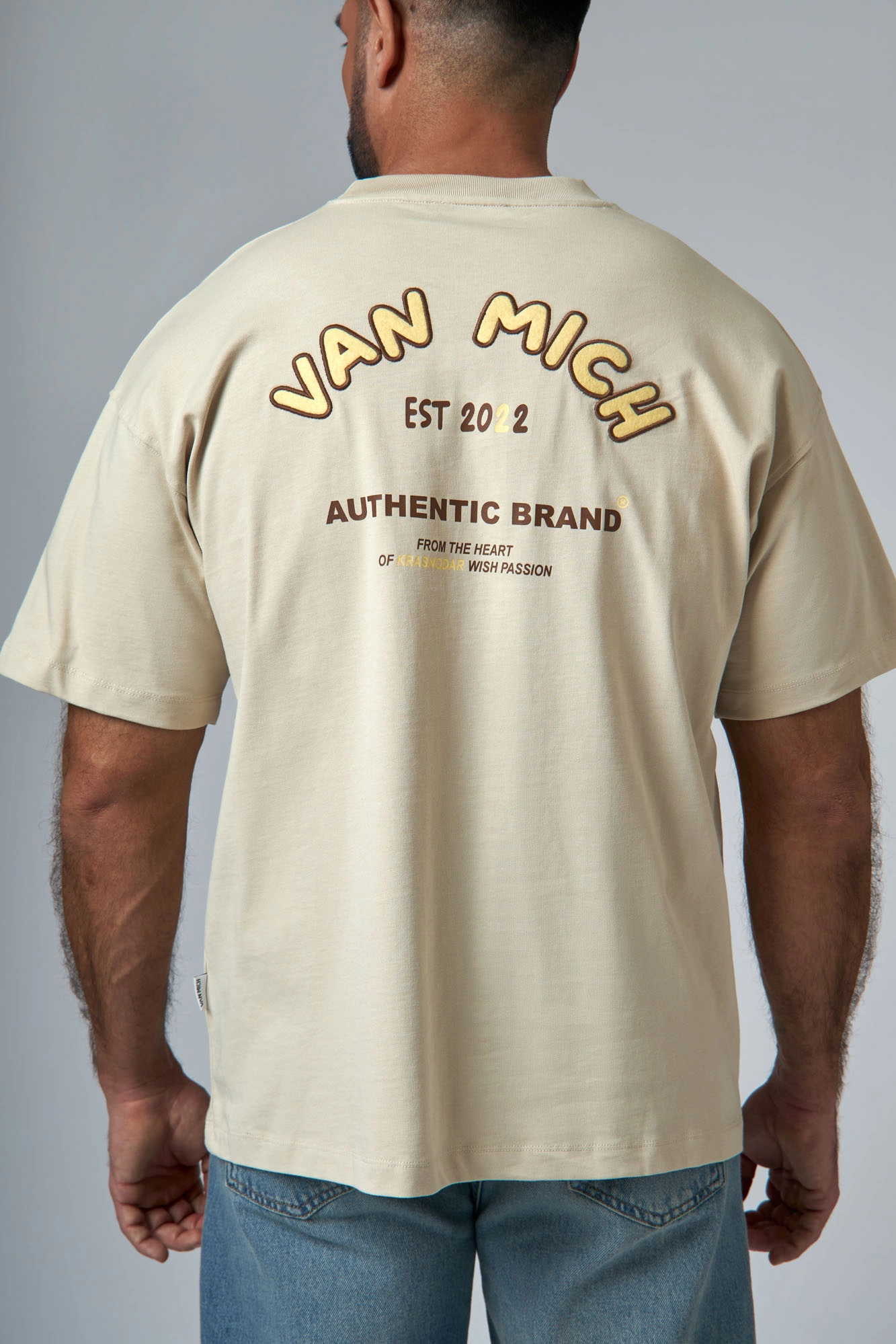 VM-ERK-22-415 Футболка Van Mich Бежевый