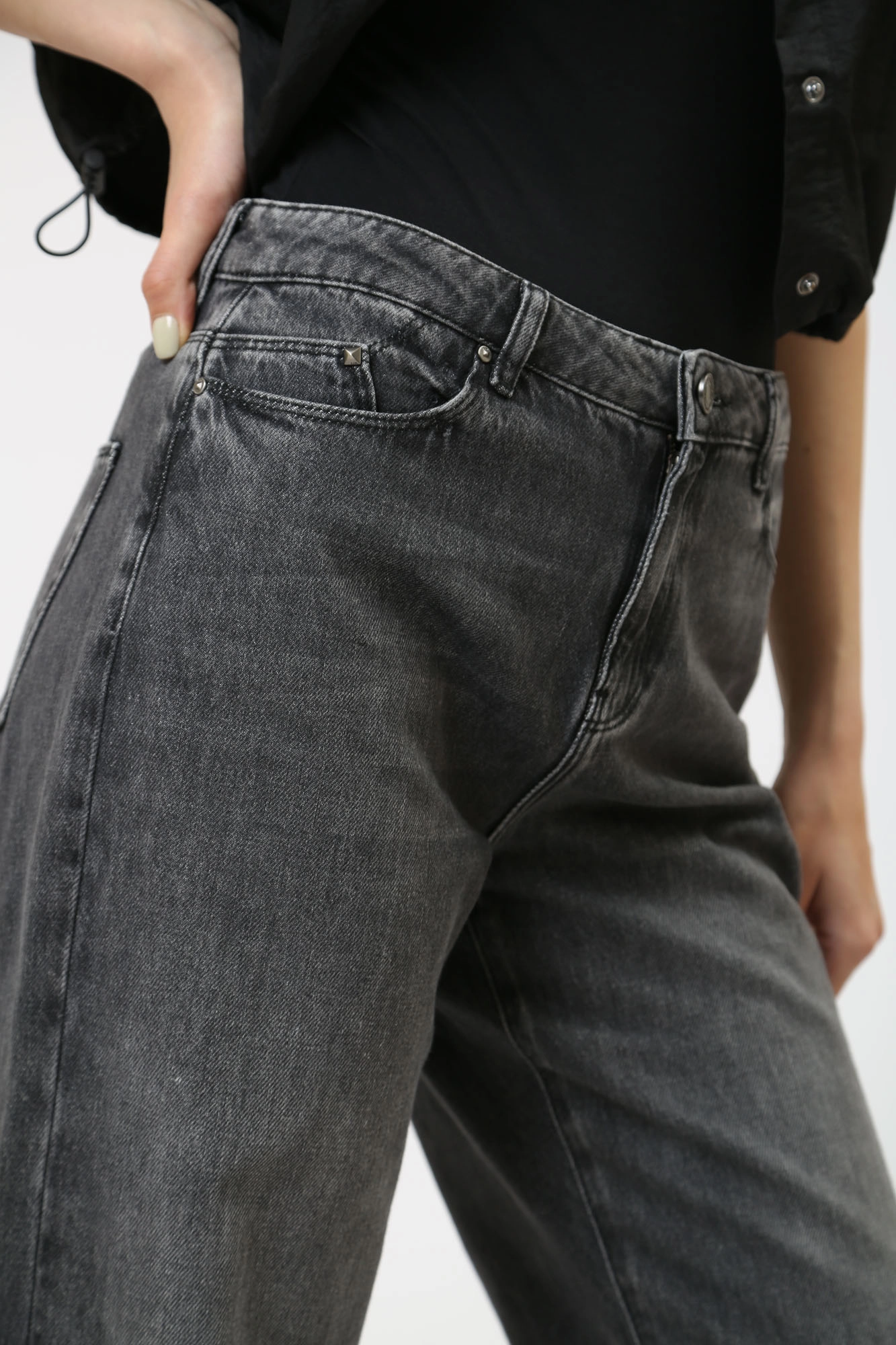 240W1104 брюки джинсовые karl lagerfeld 