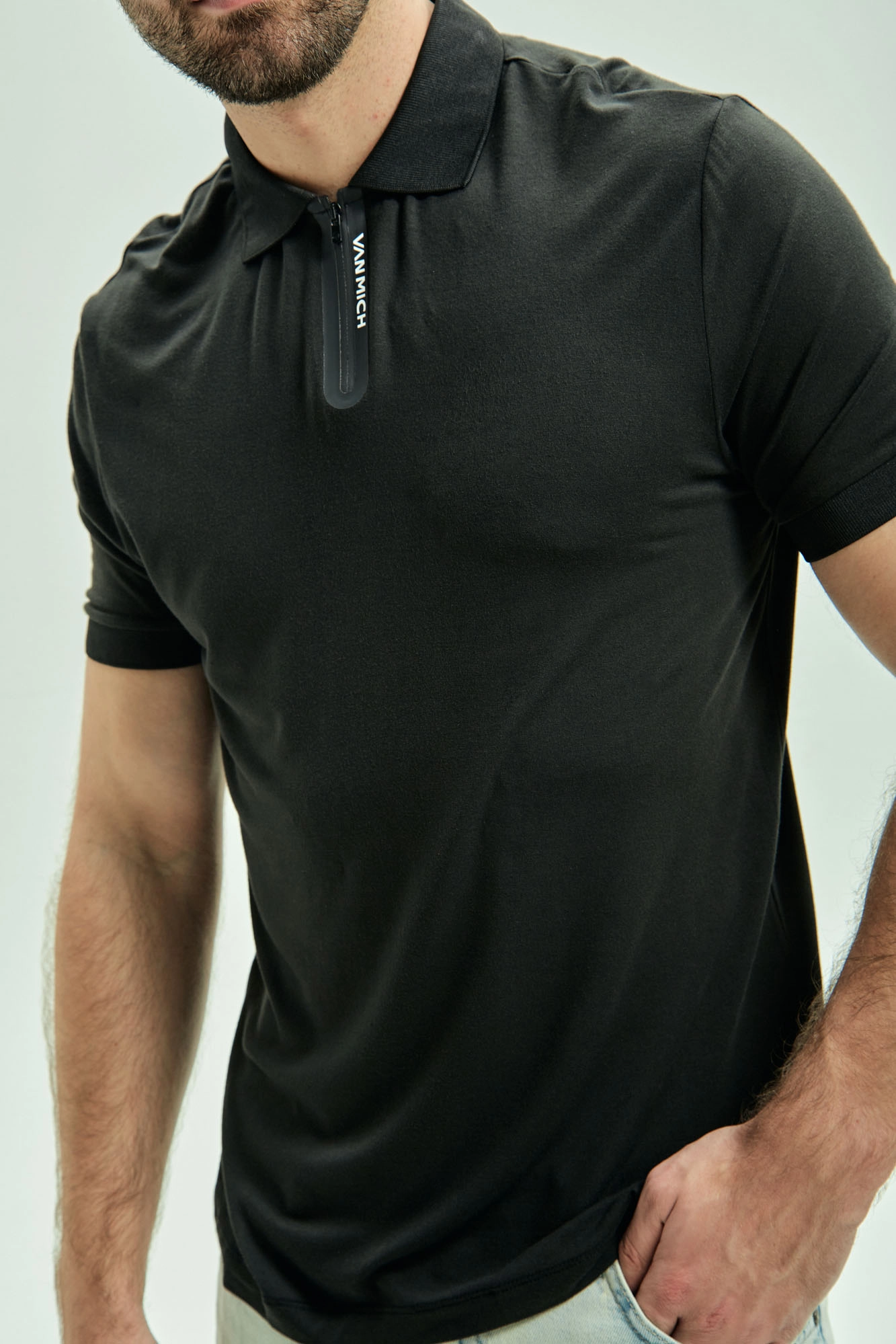 VM-ERK-22-033 Поло Van Mich Черный