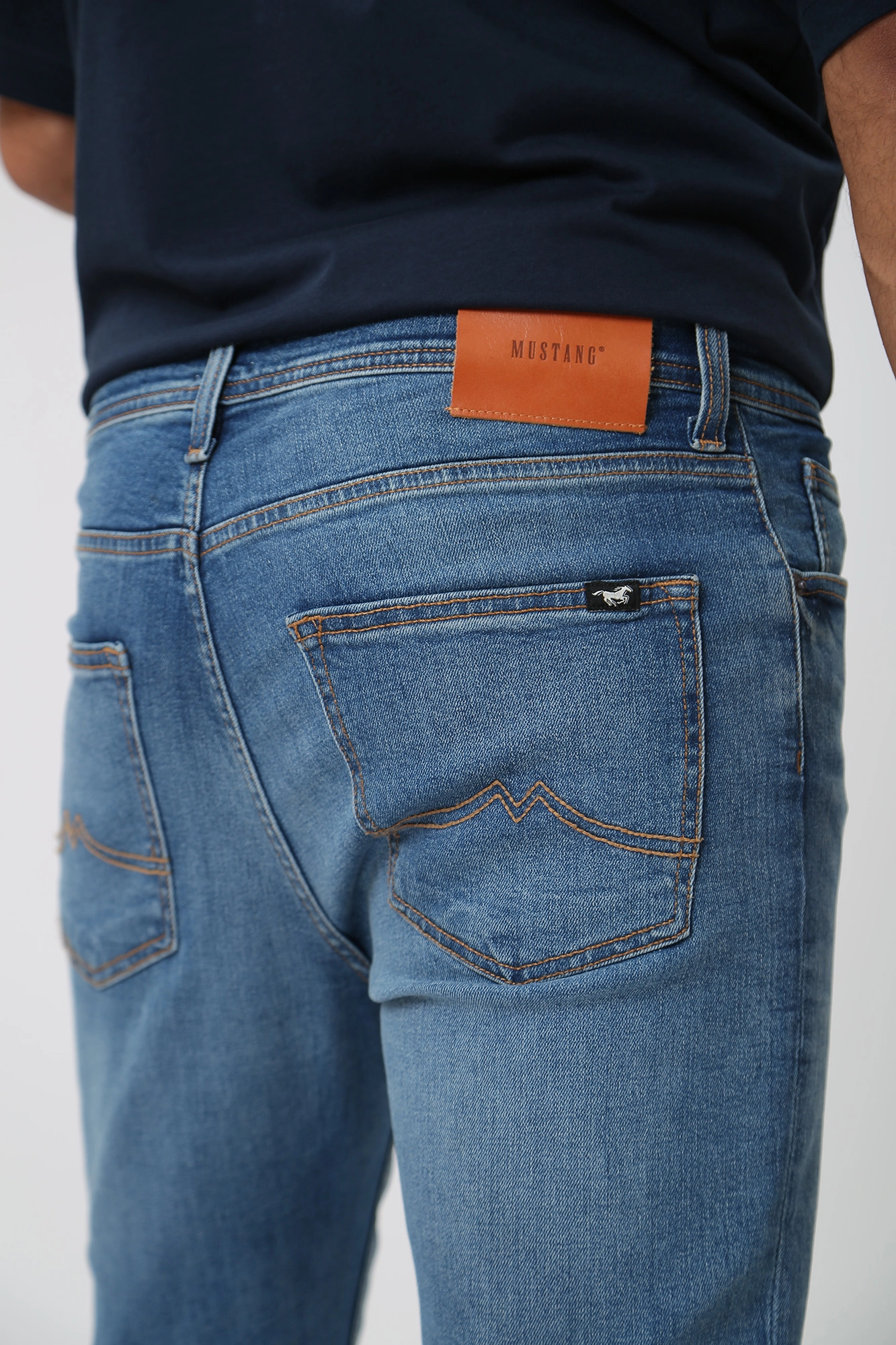 1014252-5000 Джинсы Mustang Голубой