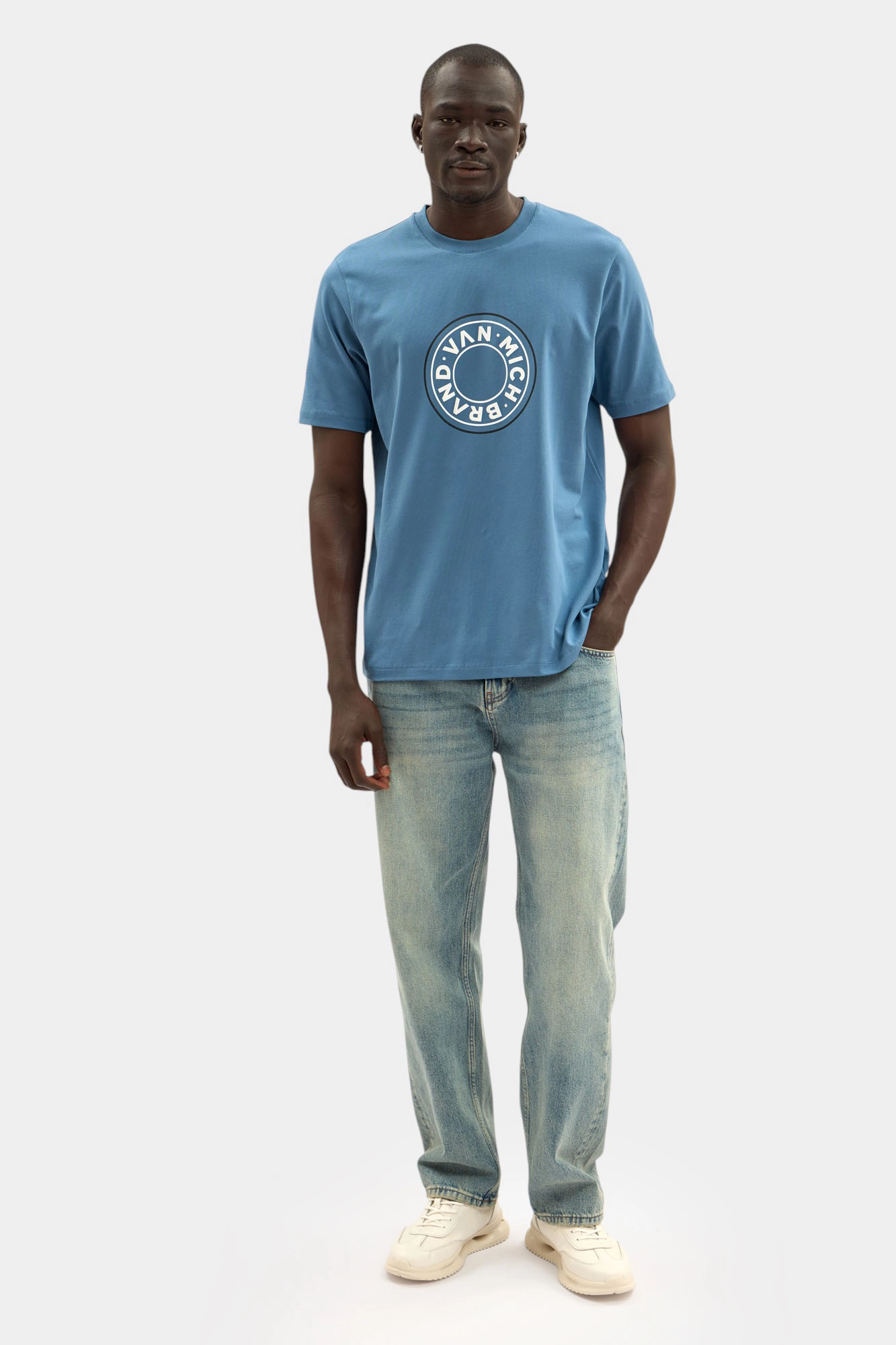 VM-ERK-22-571 Футболка Van Mich Синий