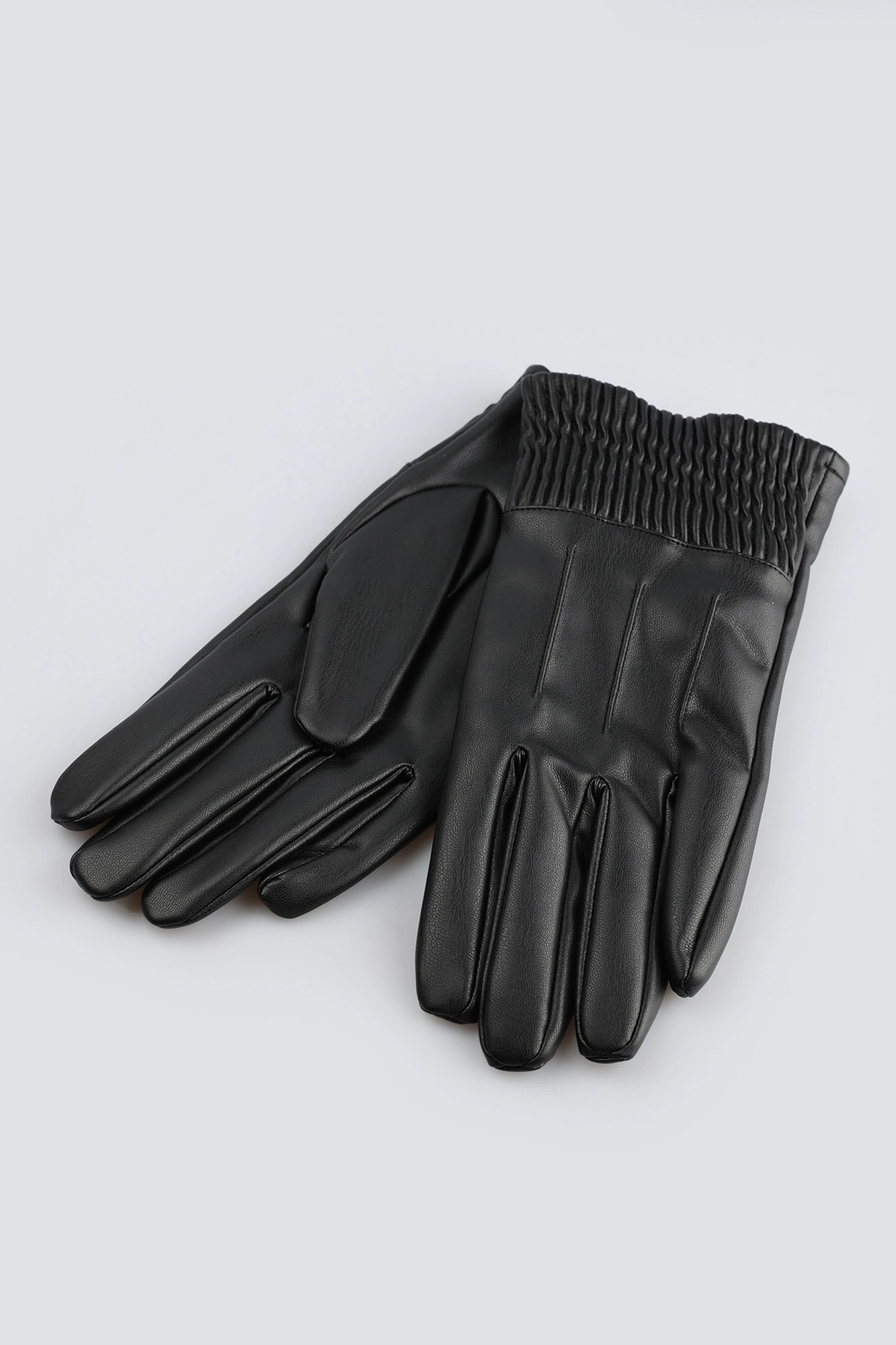 57Z00273-9Y099999 Перчатки кожаные Trussardi Черный