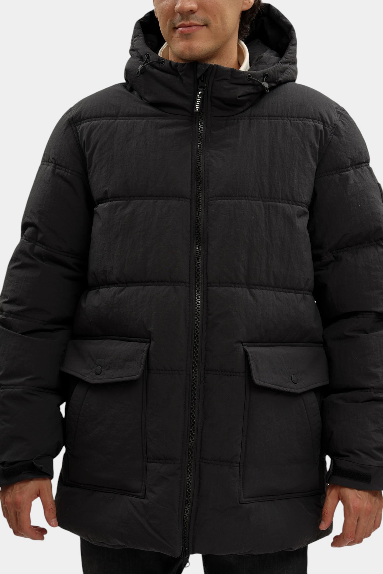 1016896 Куртка тёплая Mustang Черный