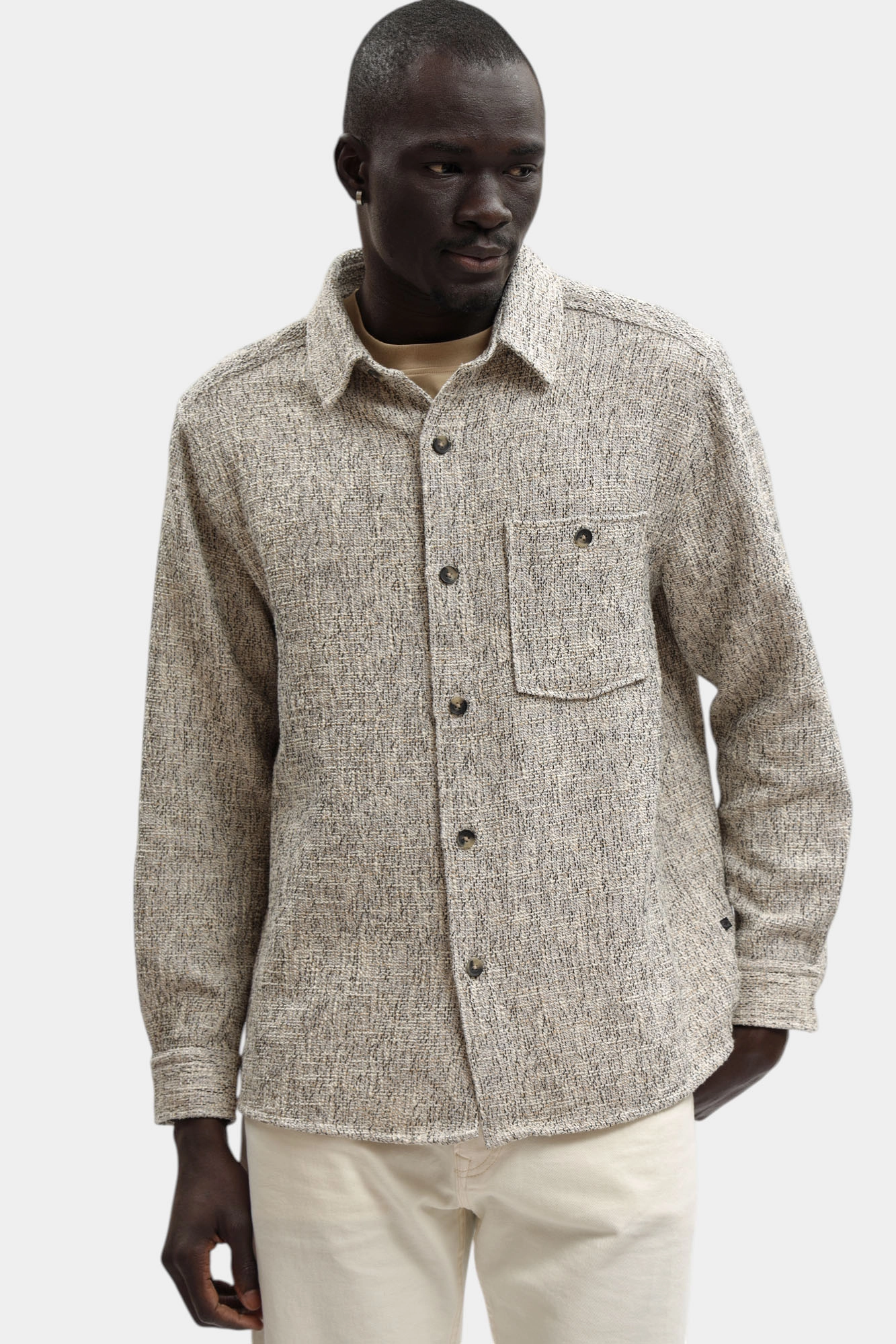 30102478_10100489 Рубашка Strellson Бежевый