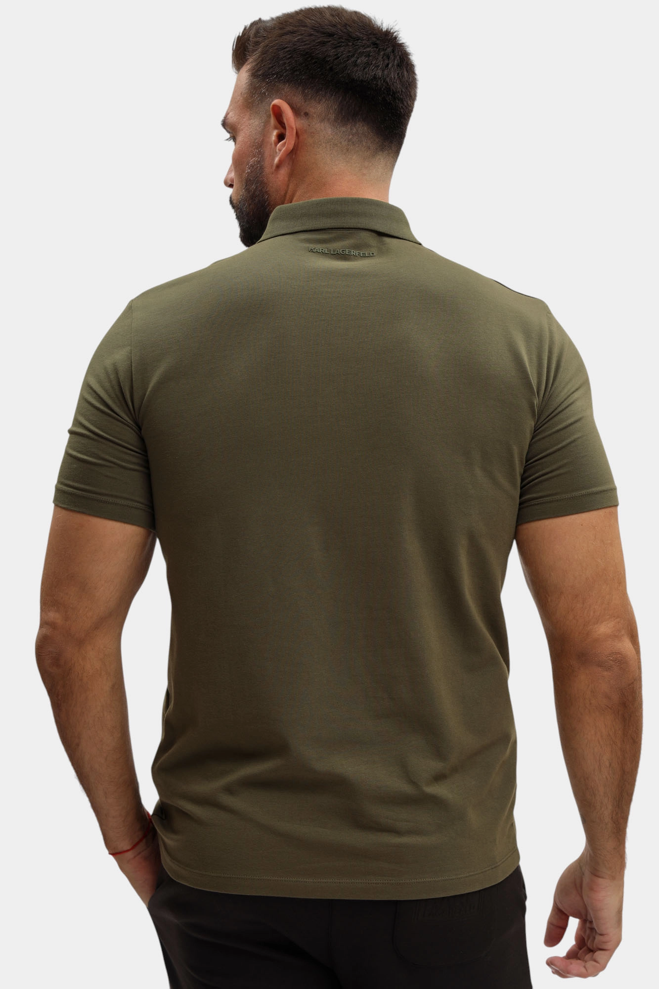 554221_745750 Поло с коротким рукавом Karl Lagerfeld Зеленый