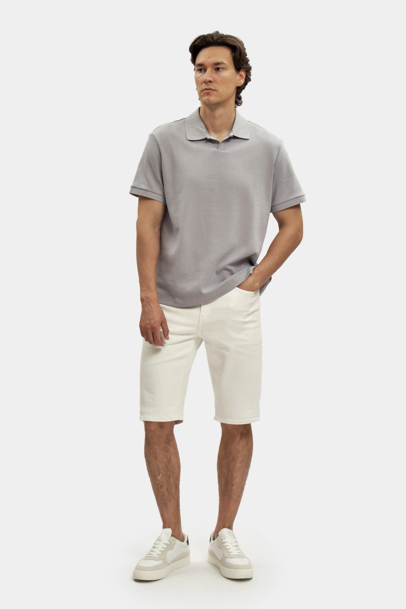 J30J327536 Шорты джинсовые Calvin Klein Jeans Белый