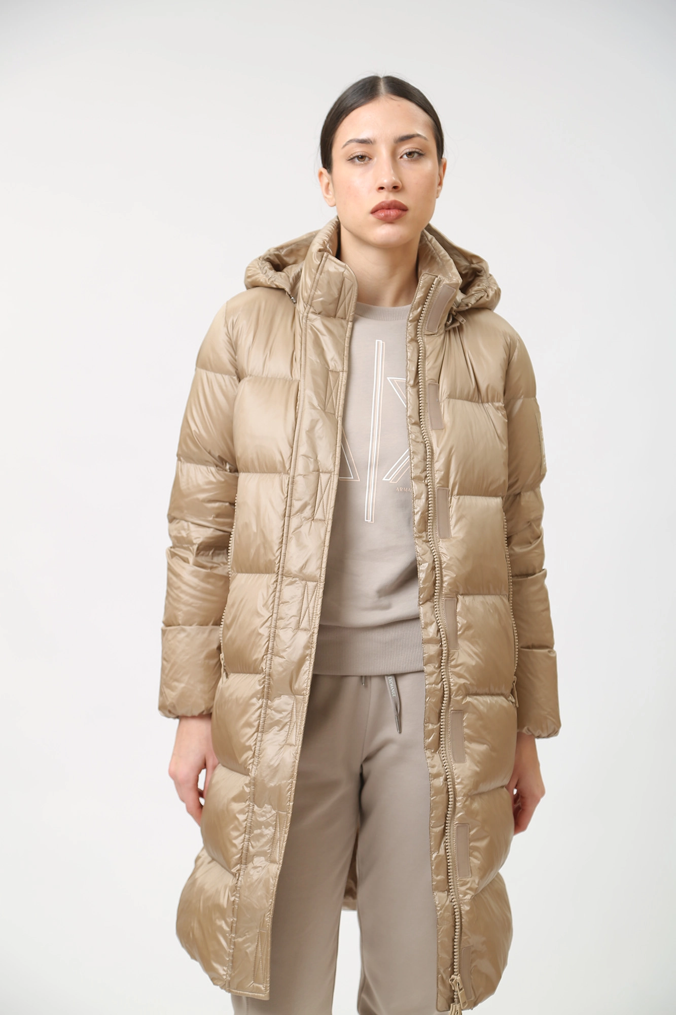 8NYK50_YNYNZ пальто пуховое armani exchange 