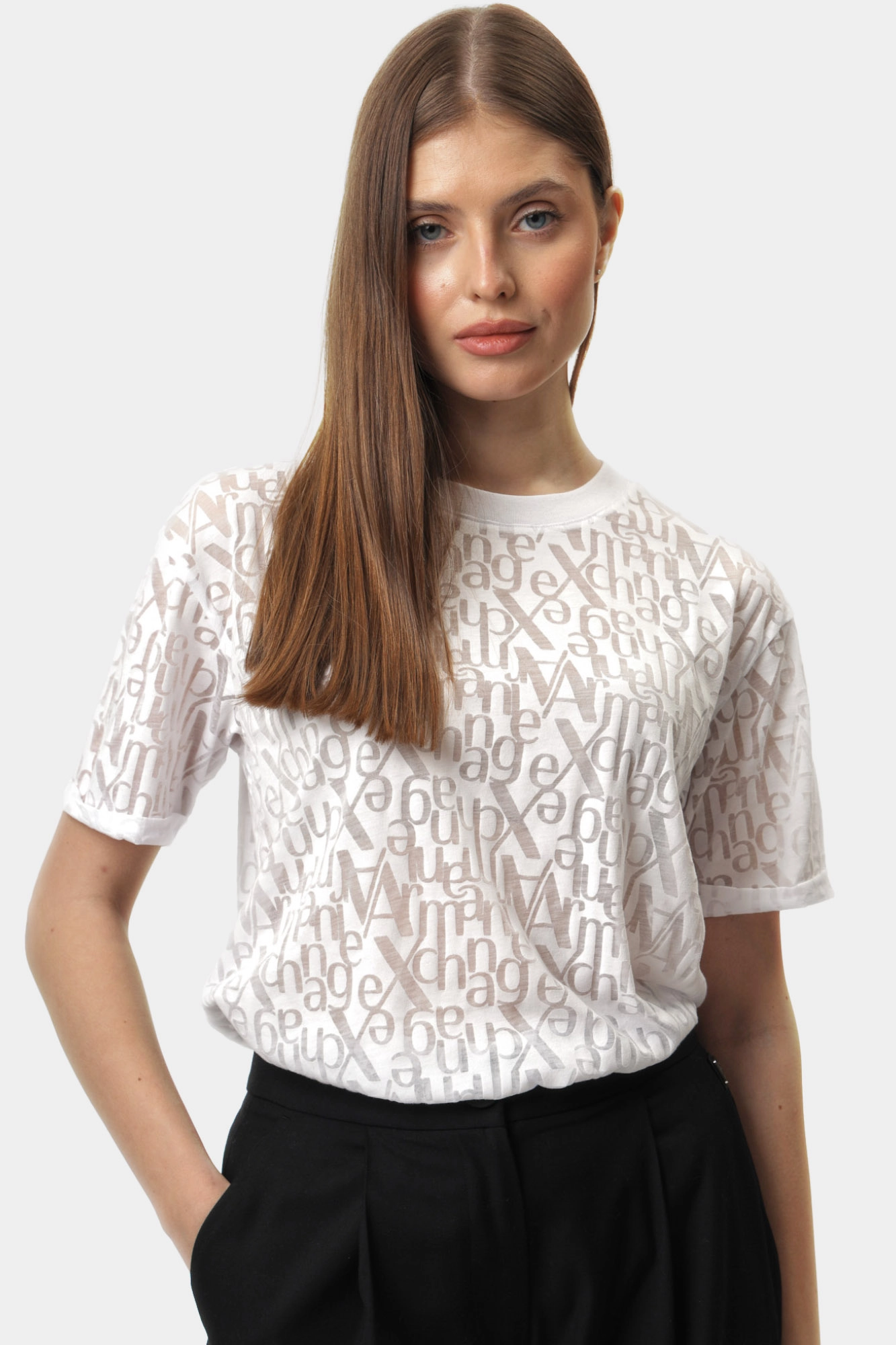 XW000103_AF10835 футболка armani exchange 