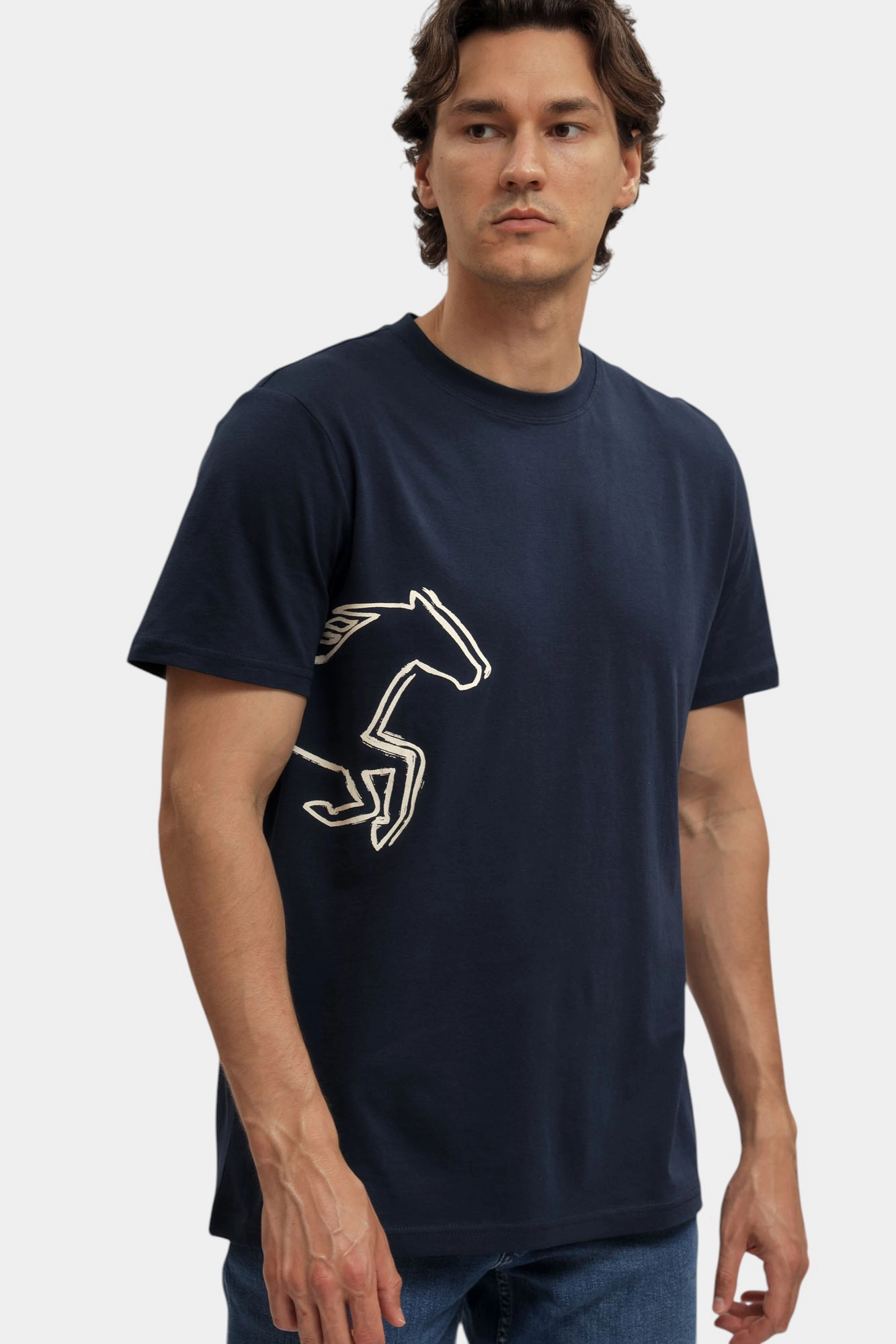 1016493 Футболка Mustang Синий