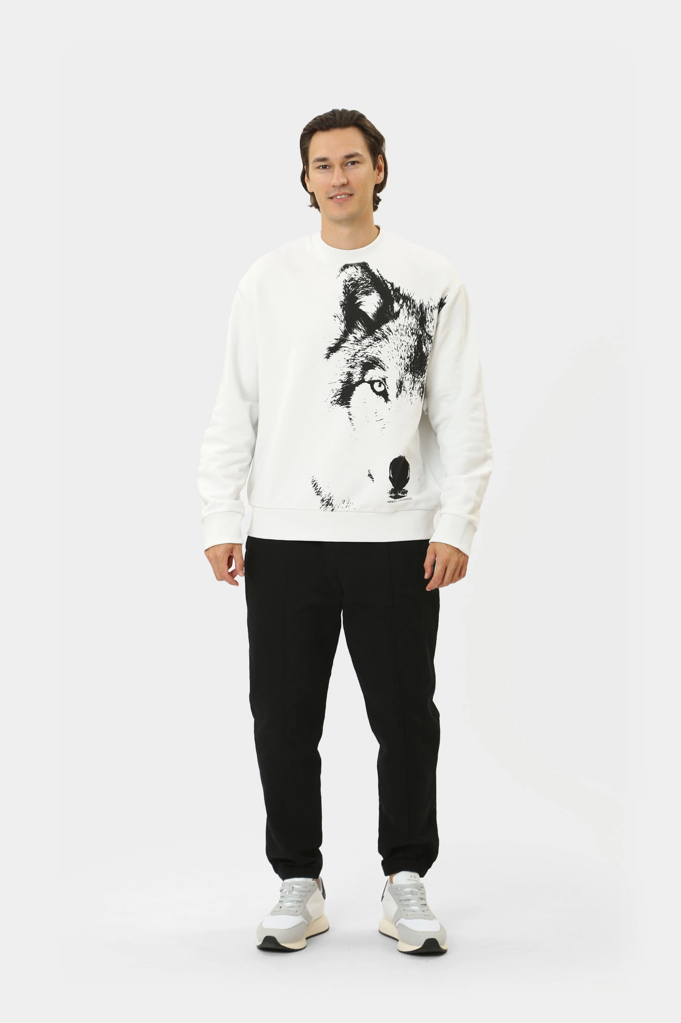 Armani Exchange XM000042 AF10858 M0012 OFF WHITE WOLF Med Online.ru