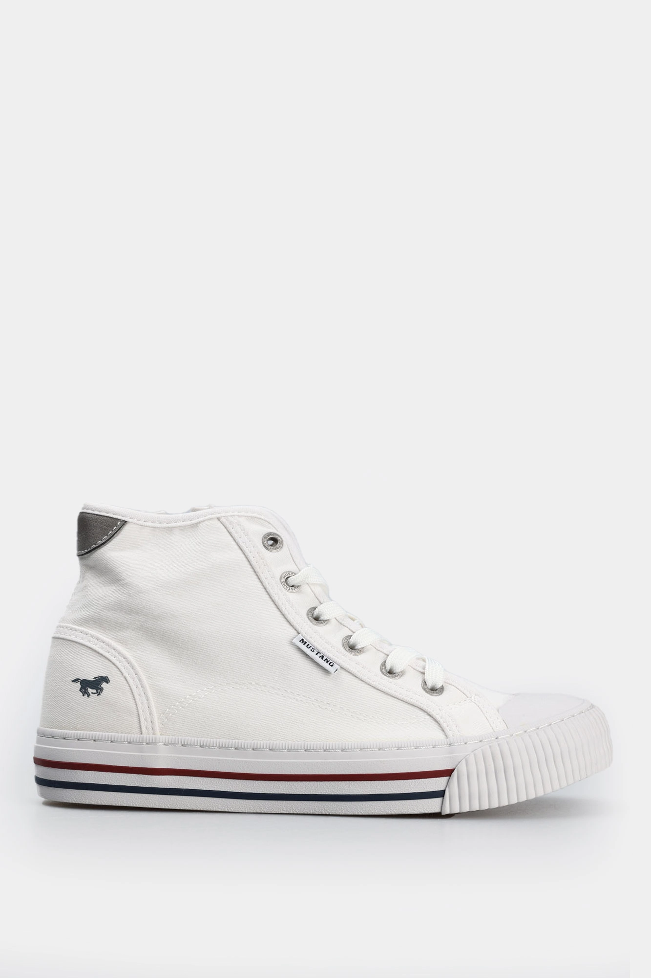 1420-504 Кеды высокие Mustang Белый