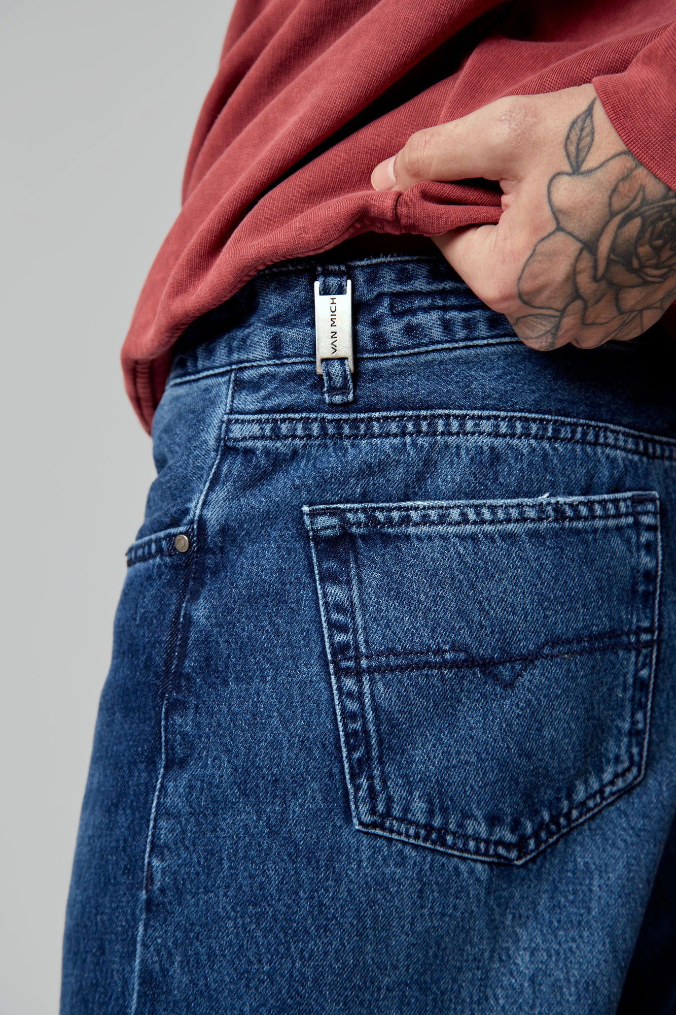 VM-OMA-33-354 Брюки джинсовые Van Mich Синий