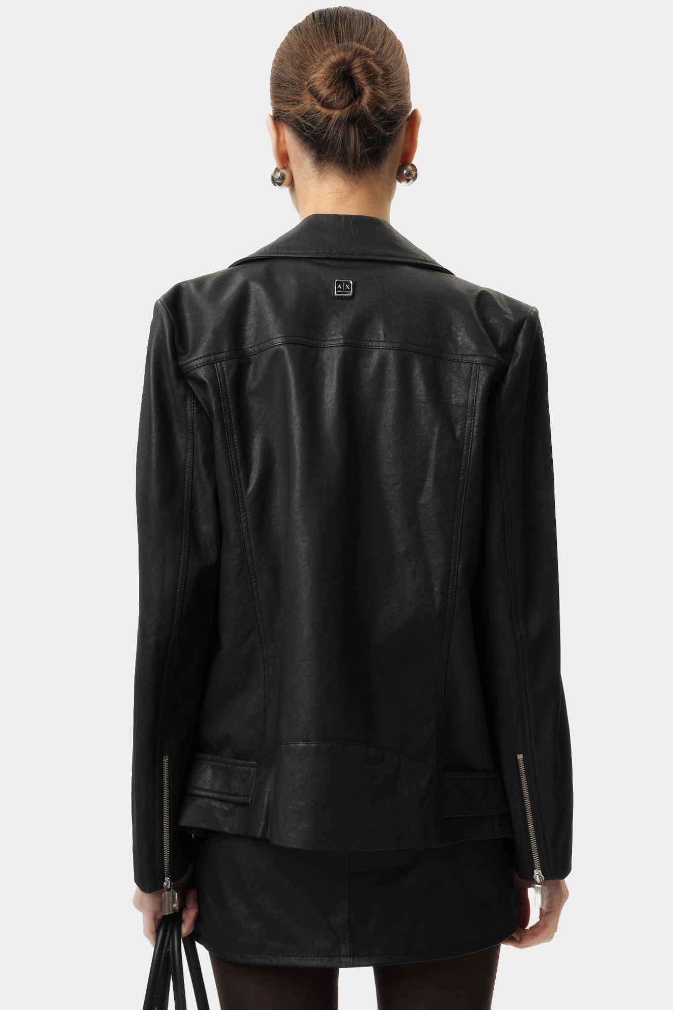 XW000218_AF10854 куртка кожаная armani exchange 