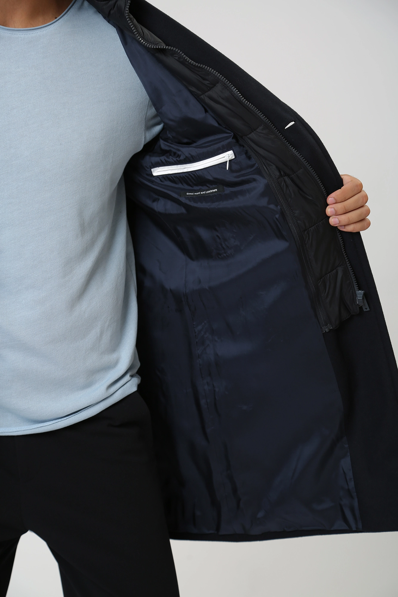 30039143_10016436 Пальто Strellson Синий