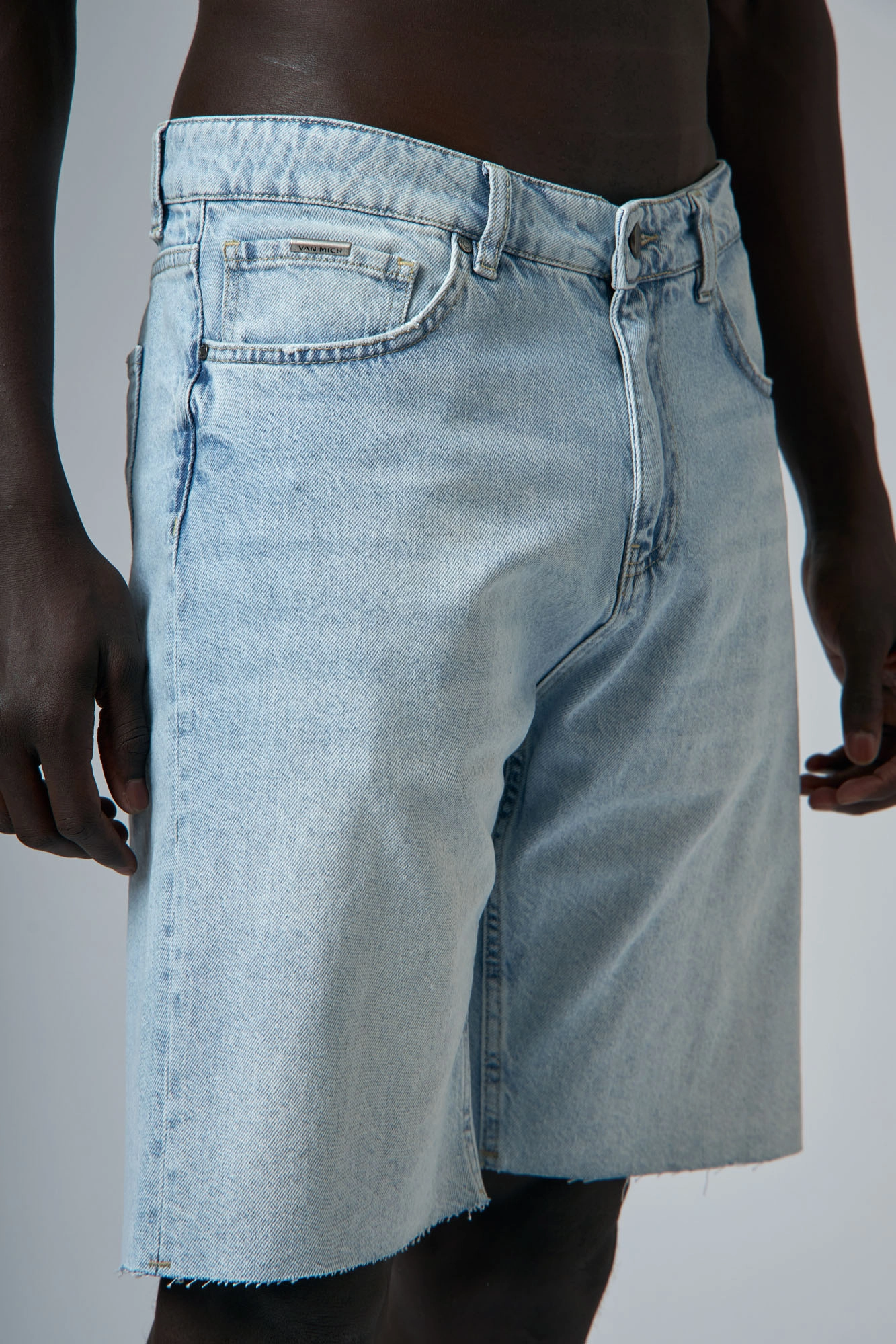 VM-OMA-33-441 Шорты джинсовые Van Mich Голубой