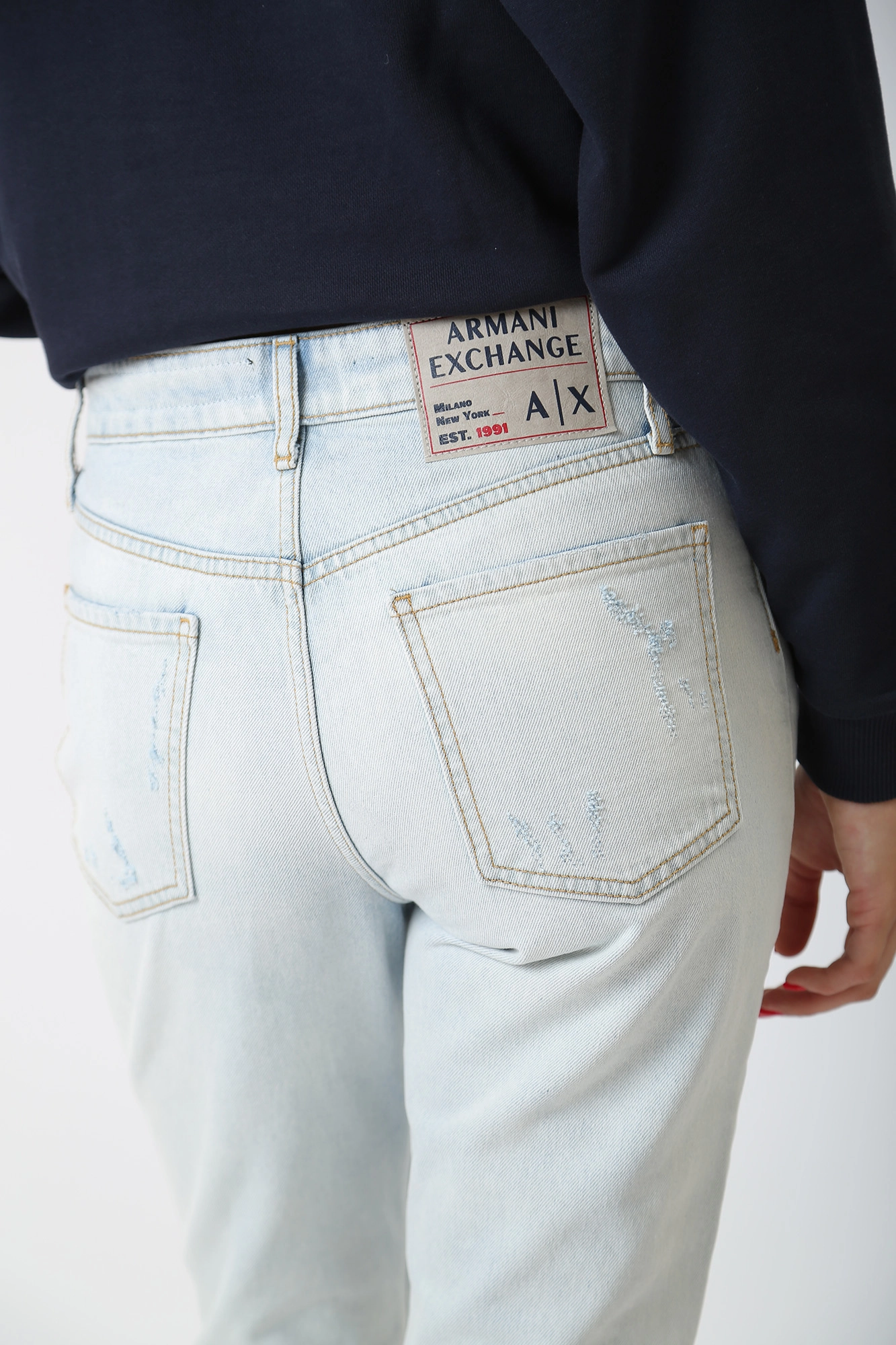 3RYJ51_Y1MVZ джинсы armani exchange