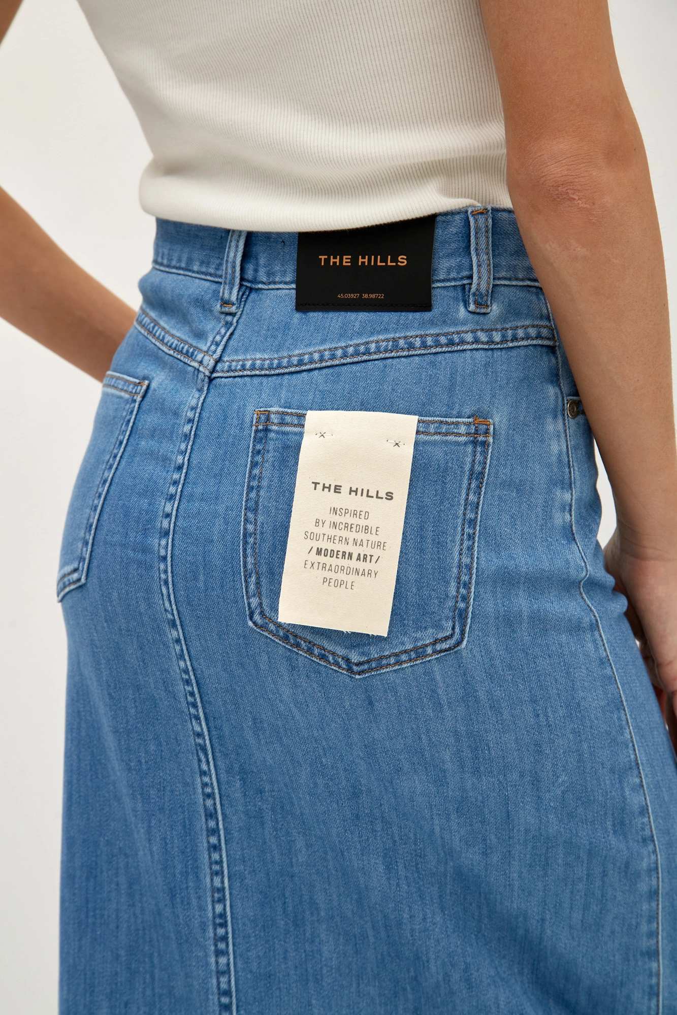 W-241-TK-56-1041 юбка джинсовая the hills 