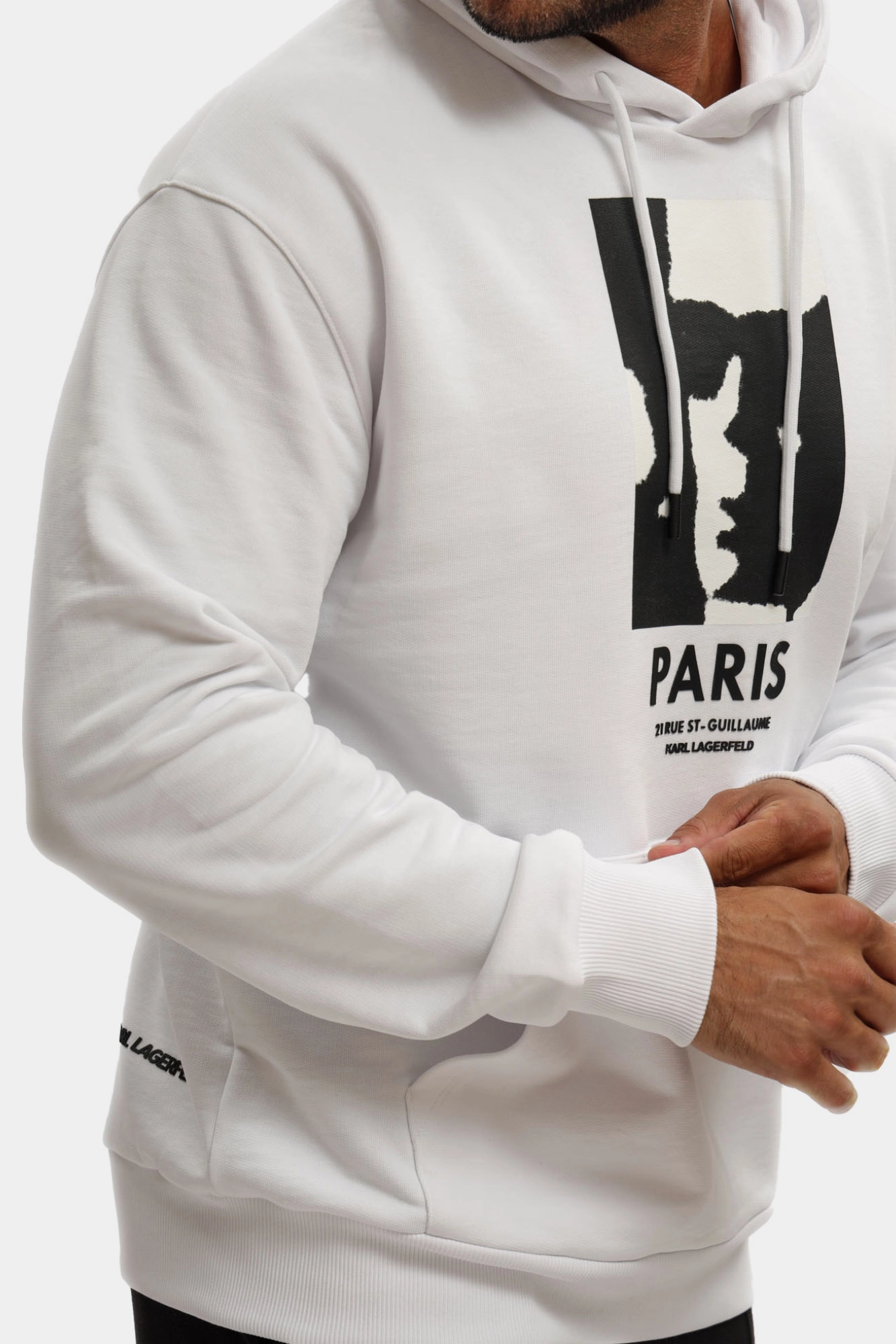 553904_705118 Худи Karl Lagerfeld Белый
