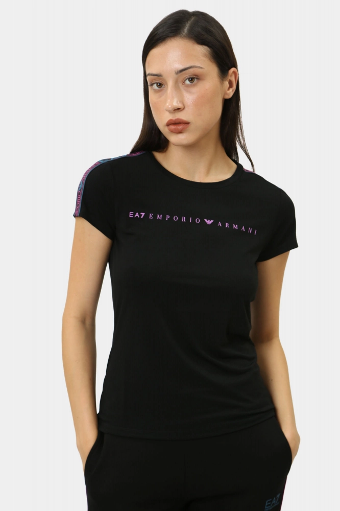 Джинсы широкие Armani Exchange Хлопок Черный