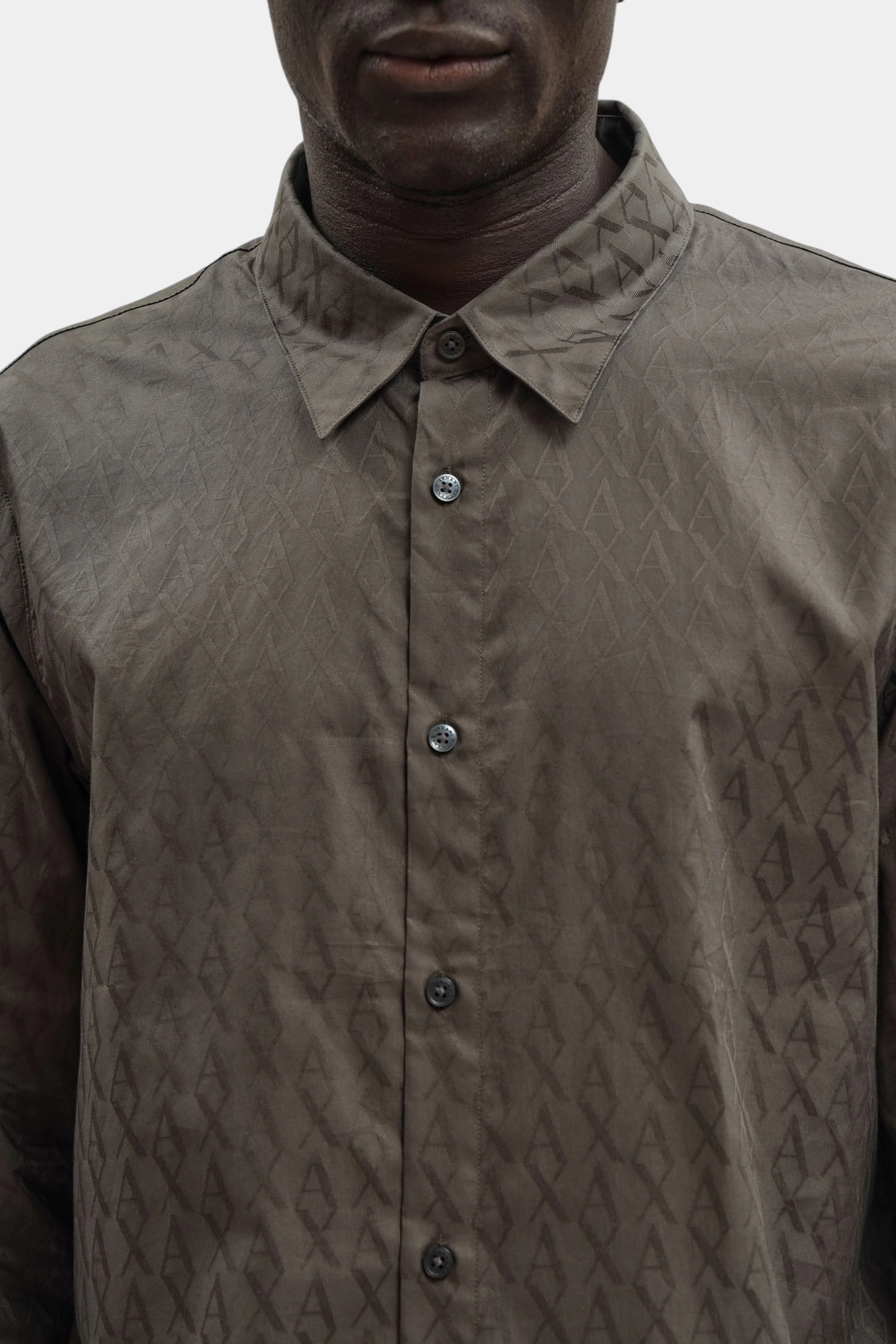 XM001587_AF16631 Рубашка Armani Exchange Серый