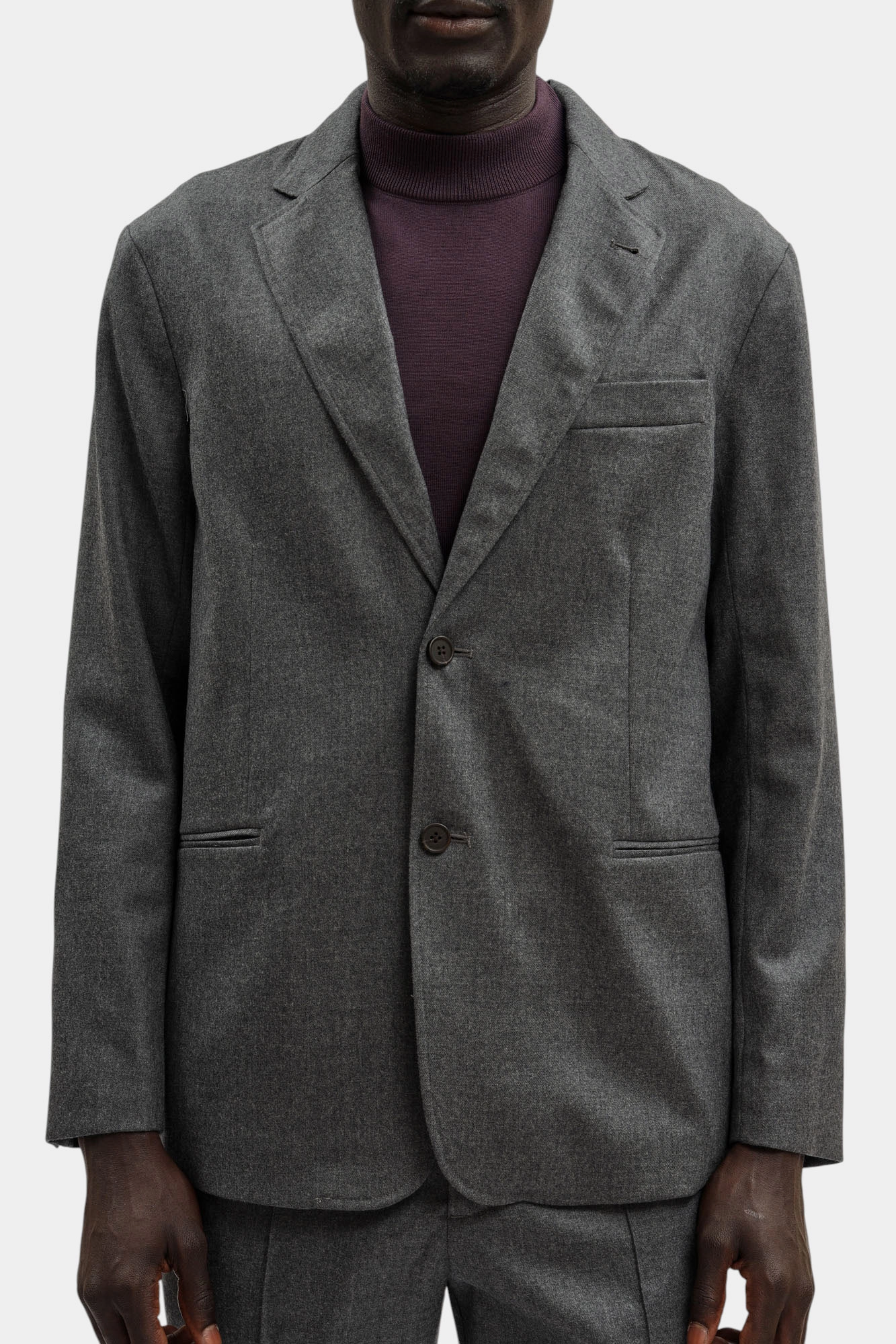 EM001012_ AF18507 Пиджак Emporio Armani Серый