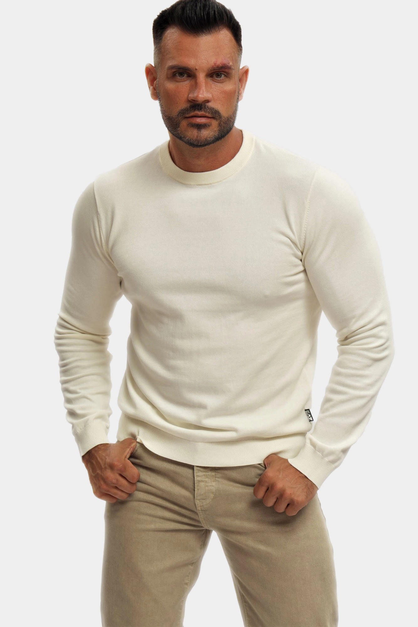 7M000541_AF14755 Джемпер EA7 Белый