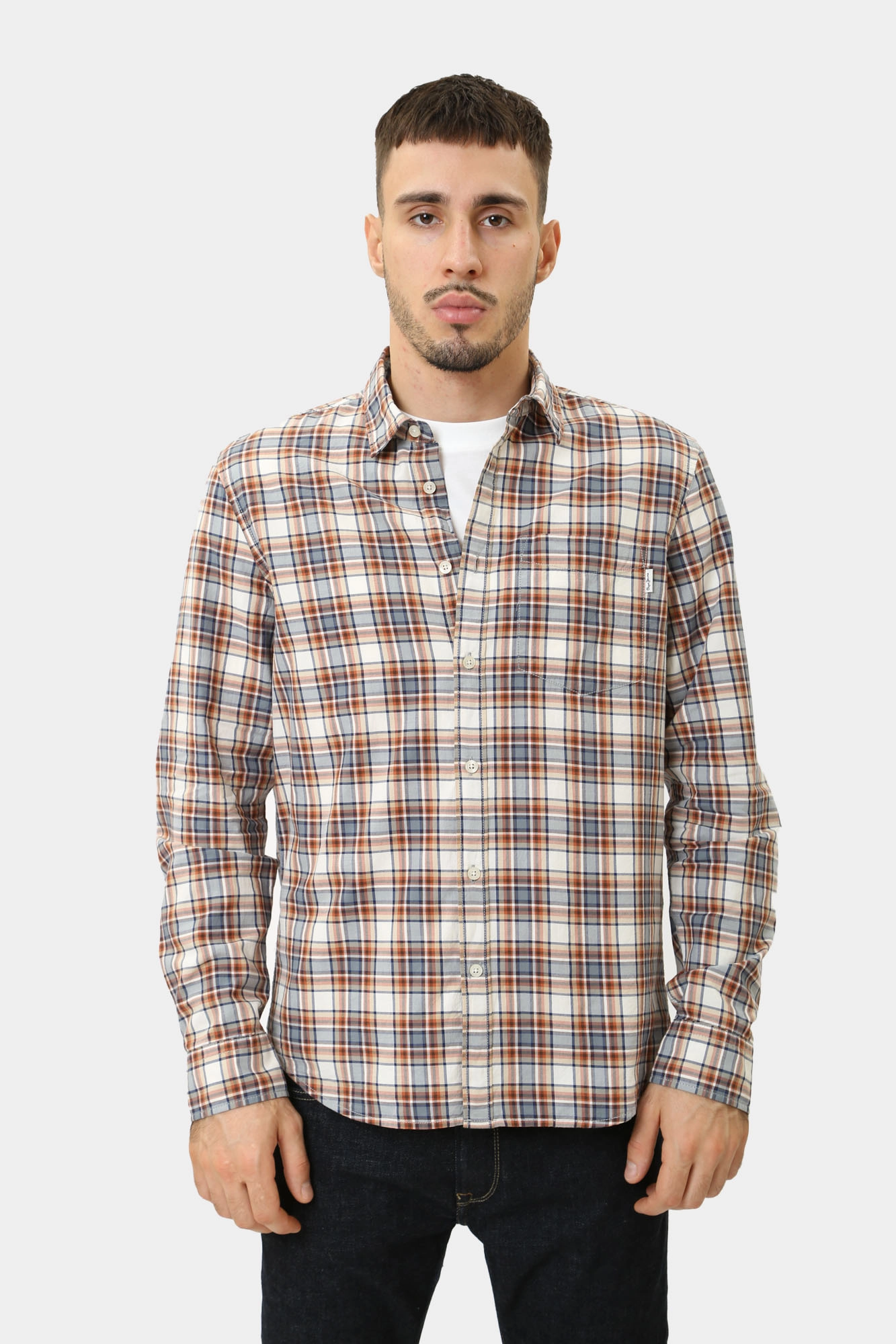 PM308727 Рубашка с длинным рукавом Pepe Jeans Оранжевый