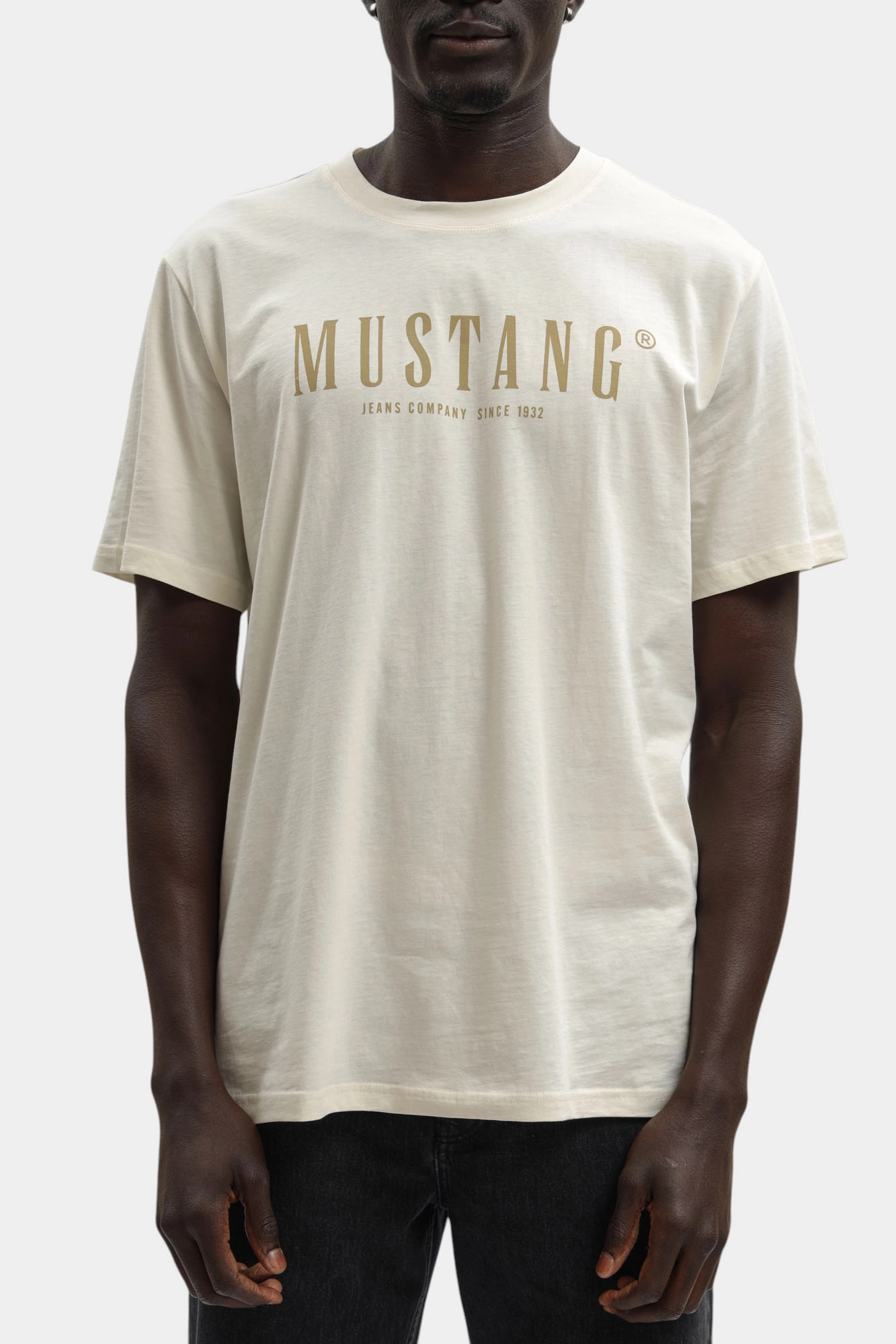 1017378 Футболка Mustang Белый