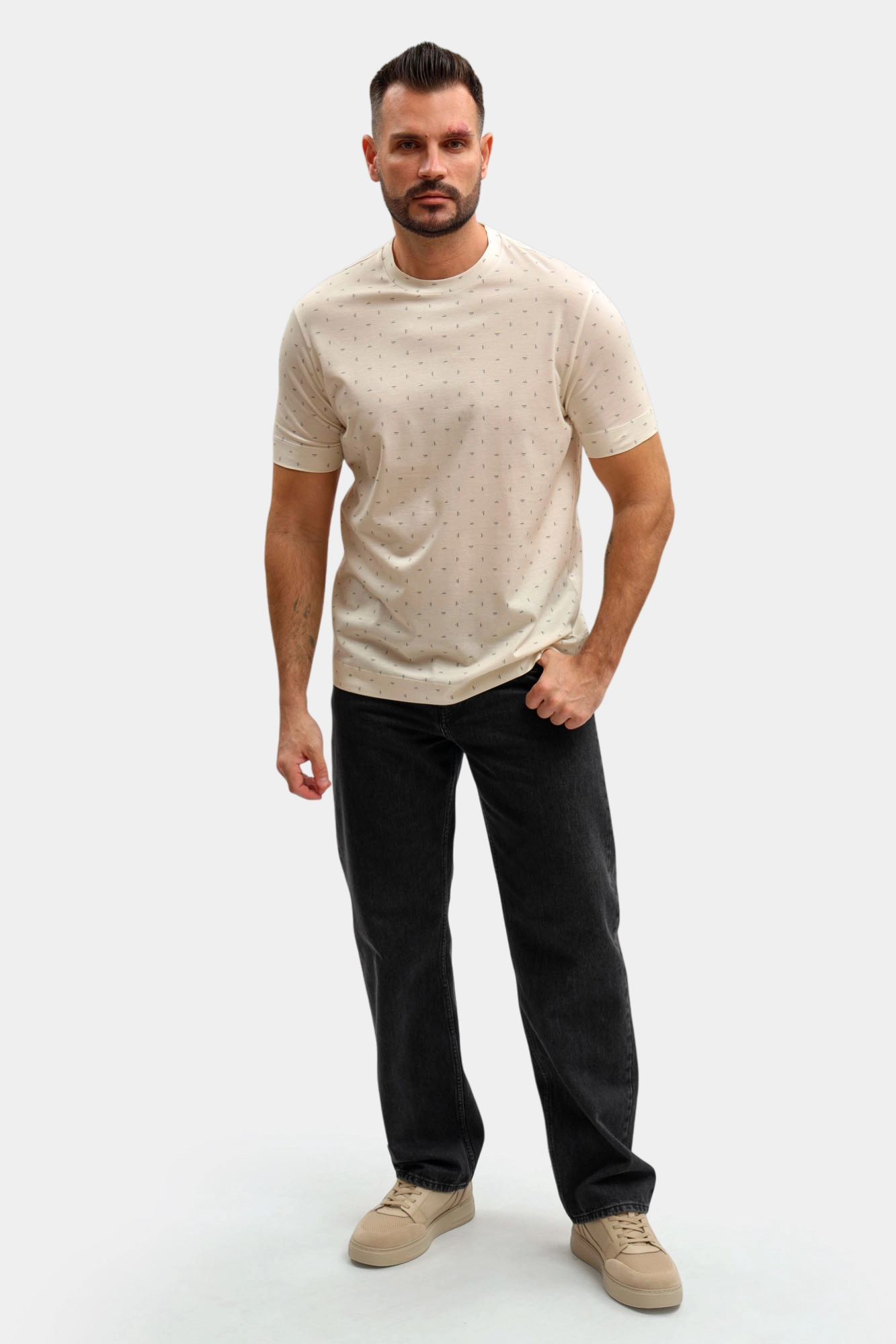 EM005270_AF24857 Футболка Emporio Armani Бежевый