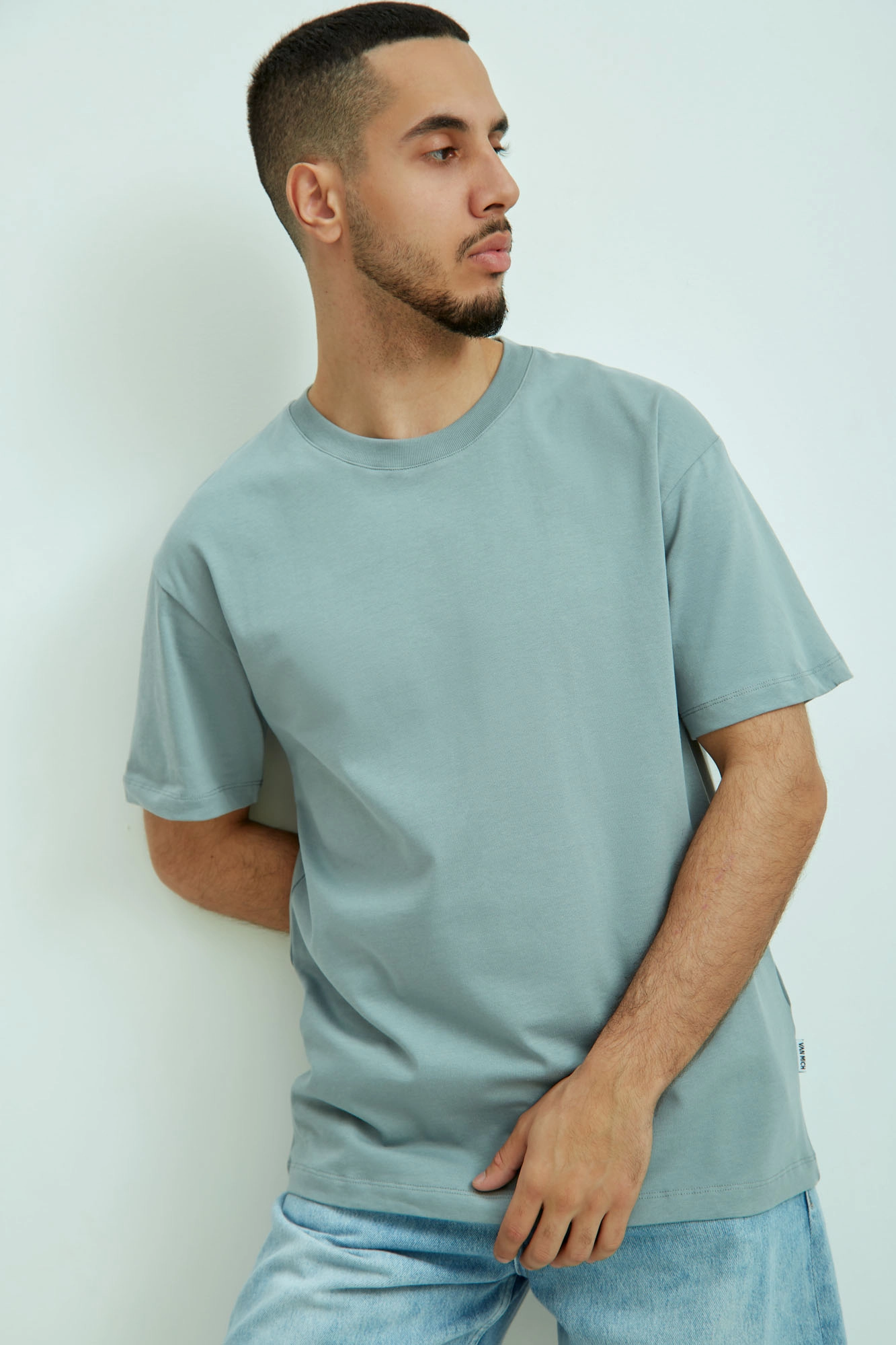 VM-ERK-22-060 Футболка Van Mich Голубой