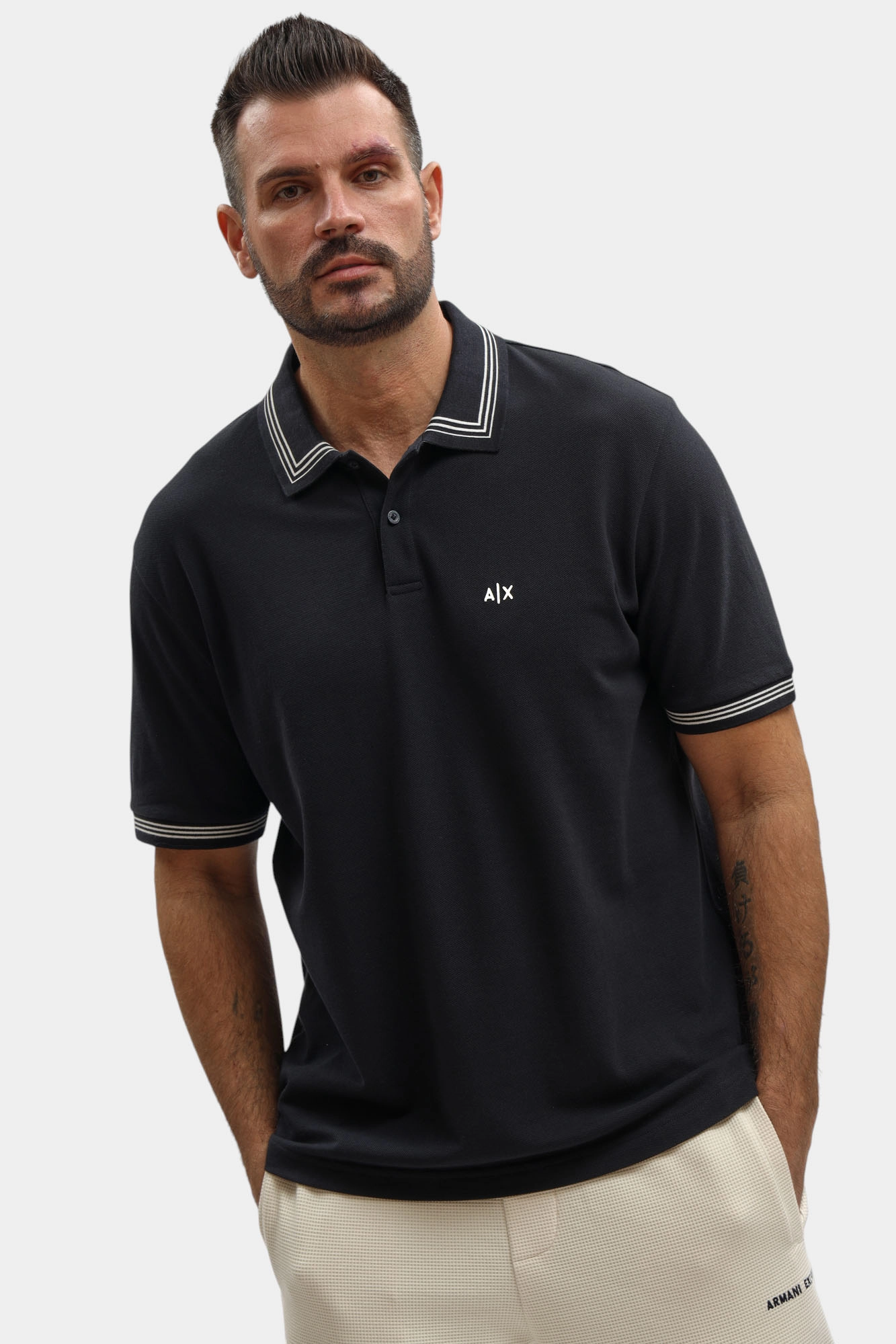 XM002343_AF10366 Поло Armani Exchange Синий