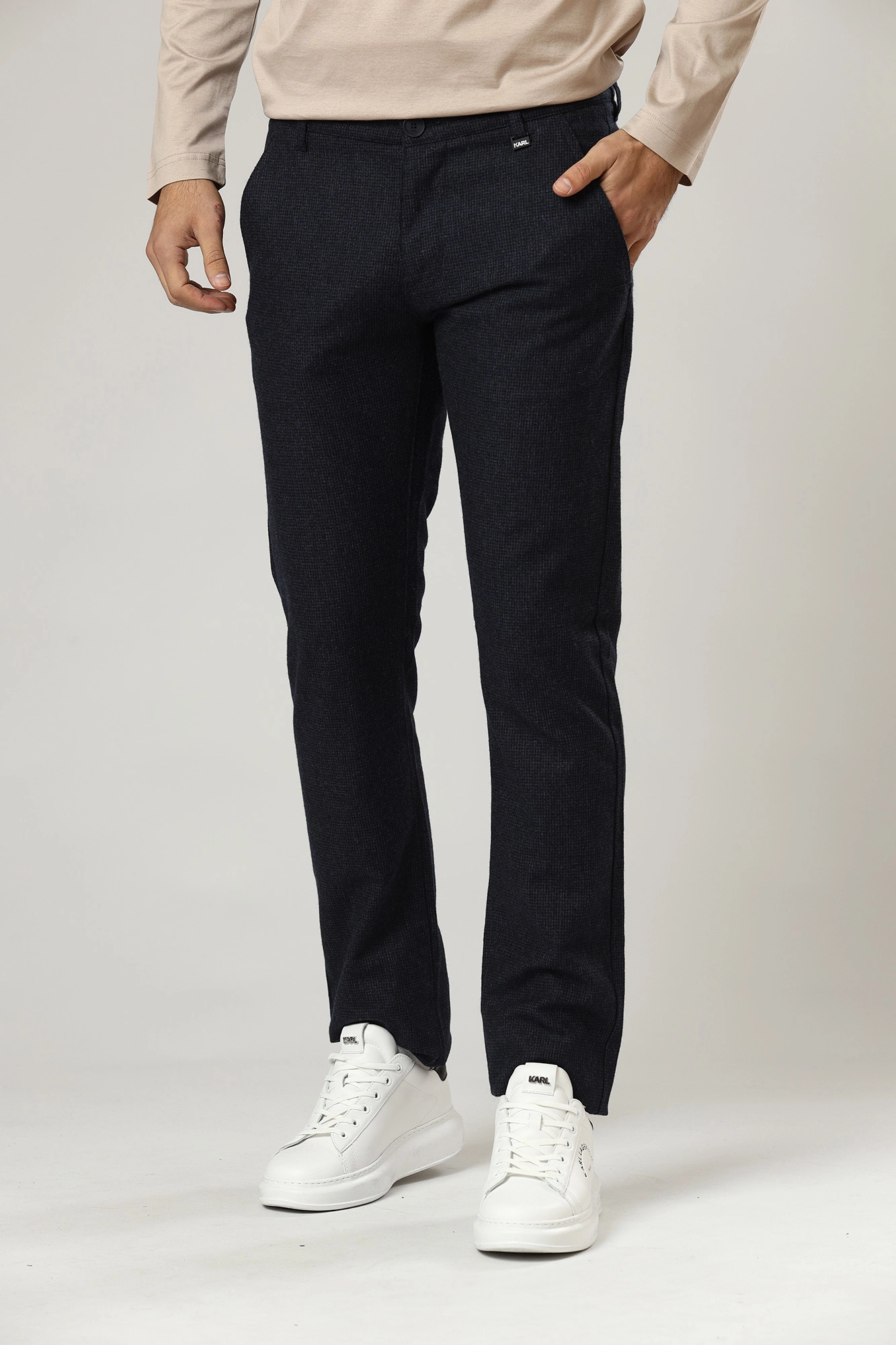 524805_255835 Брюки чиносы Karl Lagerfeld Синий