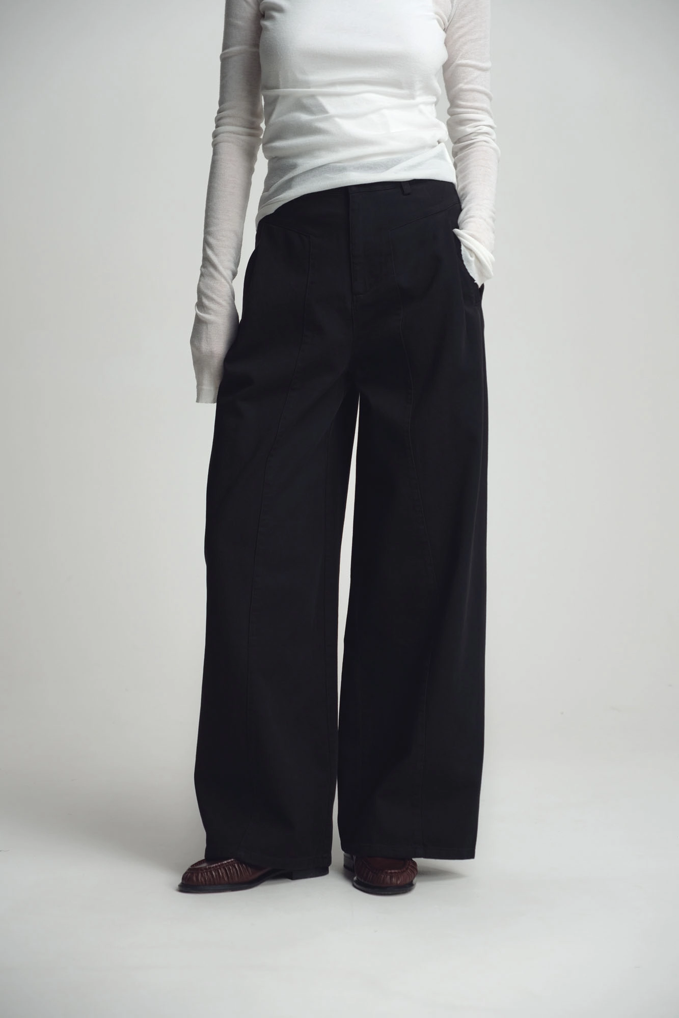 W-250-VA-AN7058 брюки широкие the hills