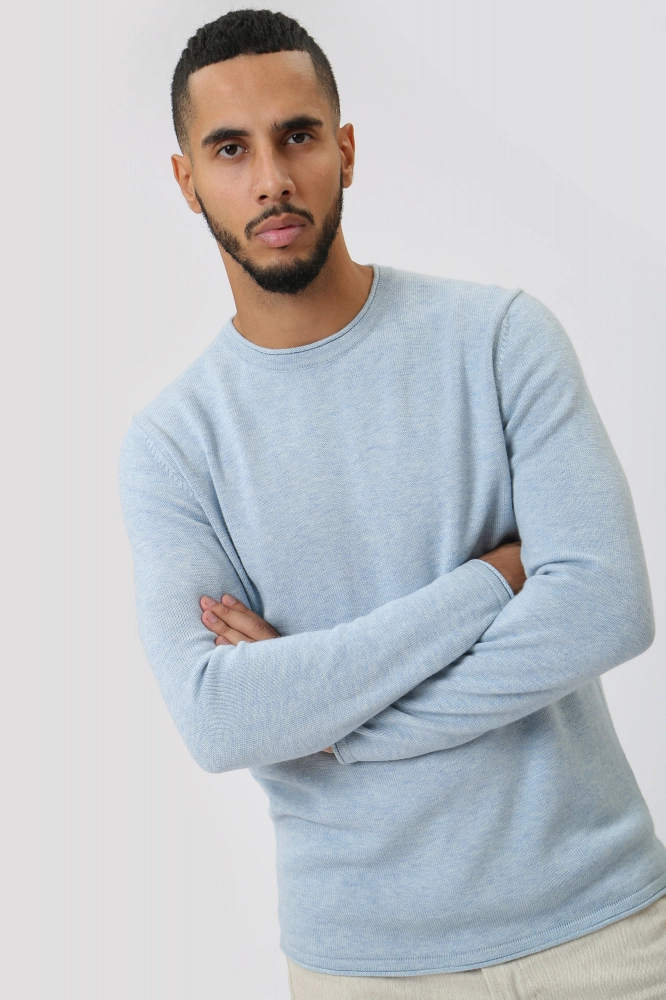 Брюки классические Strellson Шерсть Синий