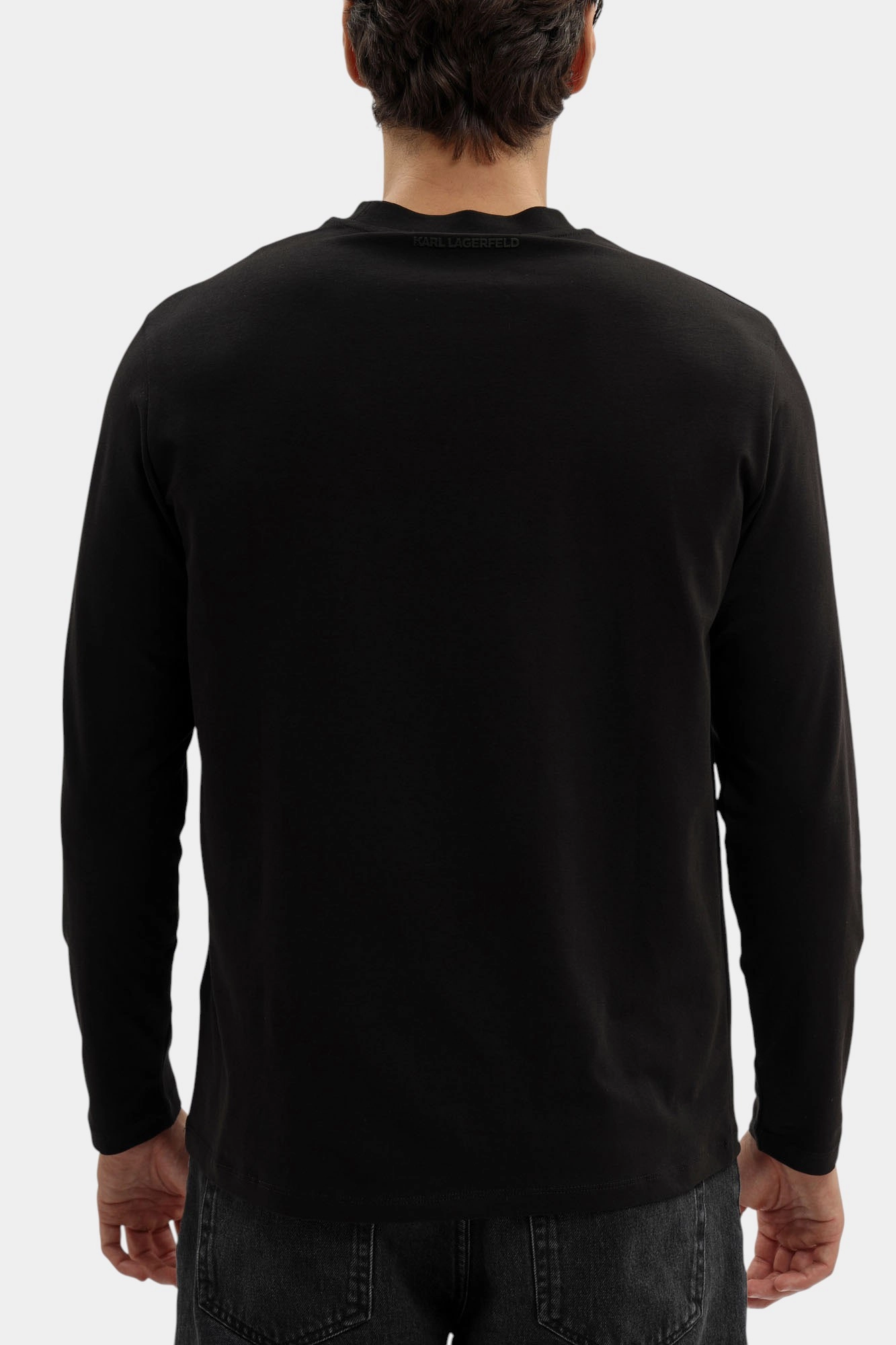 554235_755052 Лонгслив Karl Lagerfeld Черный